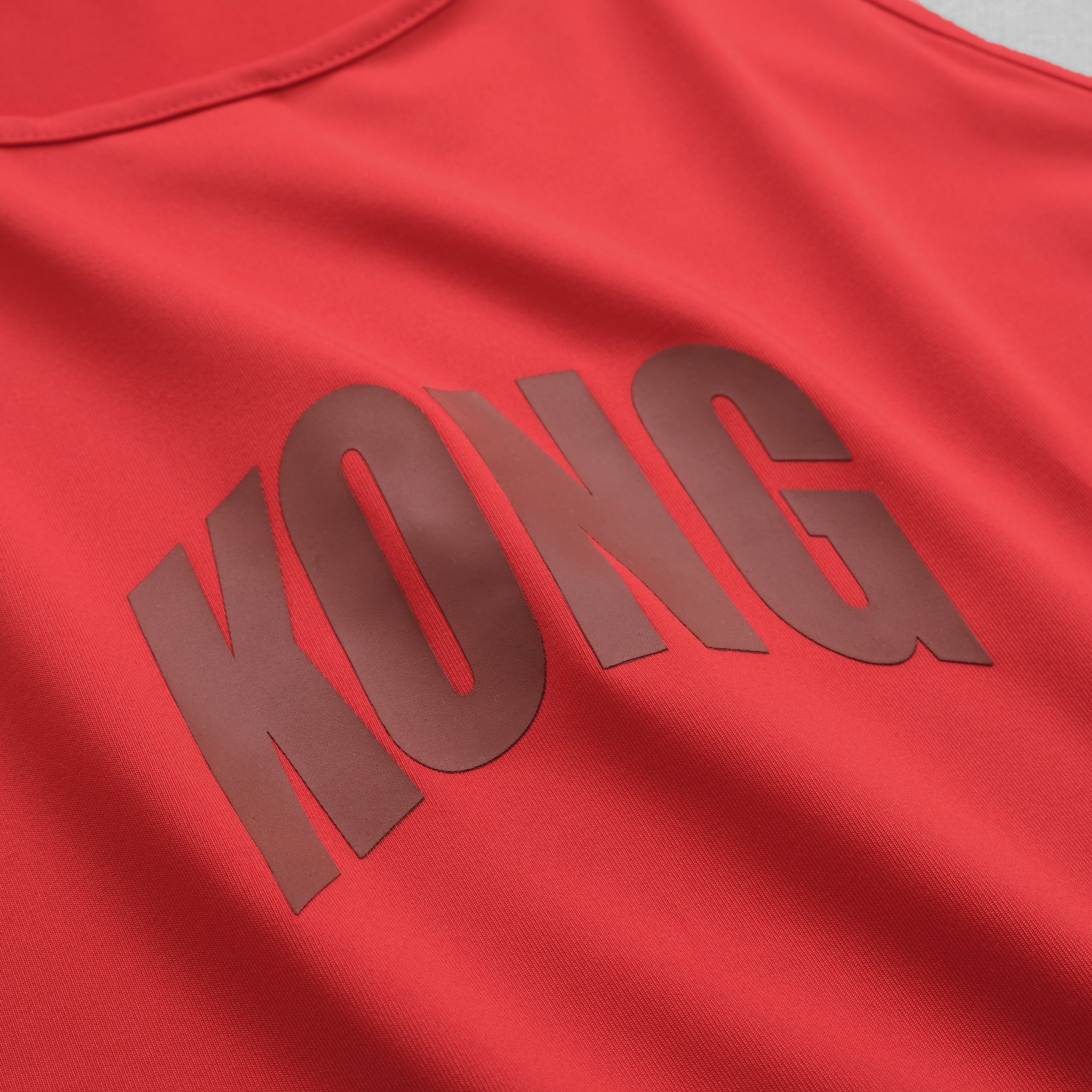 Gym Sports Tanktop with KONG Letter Print