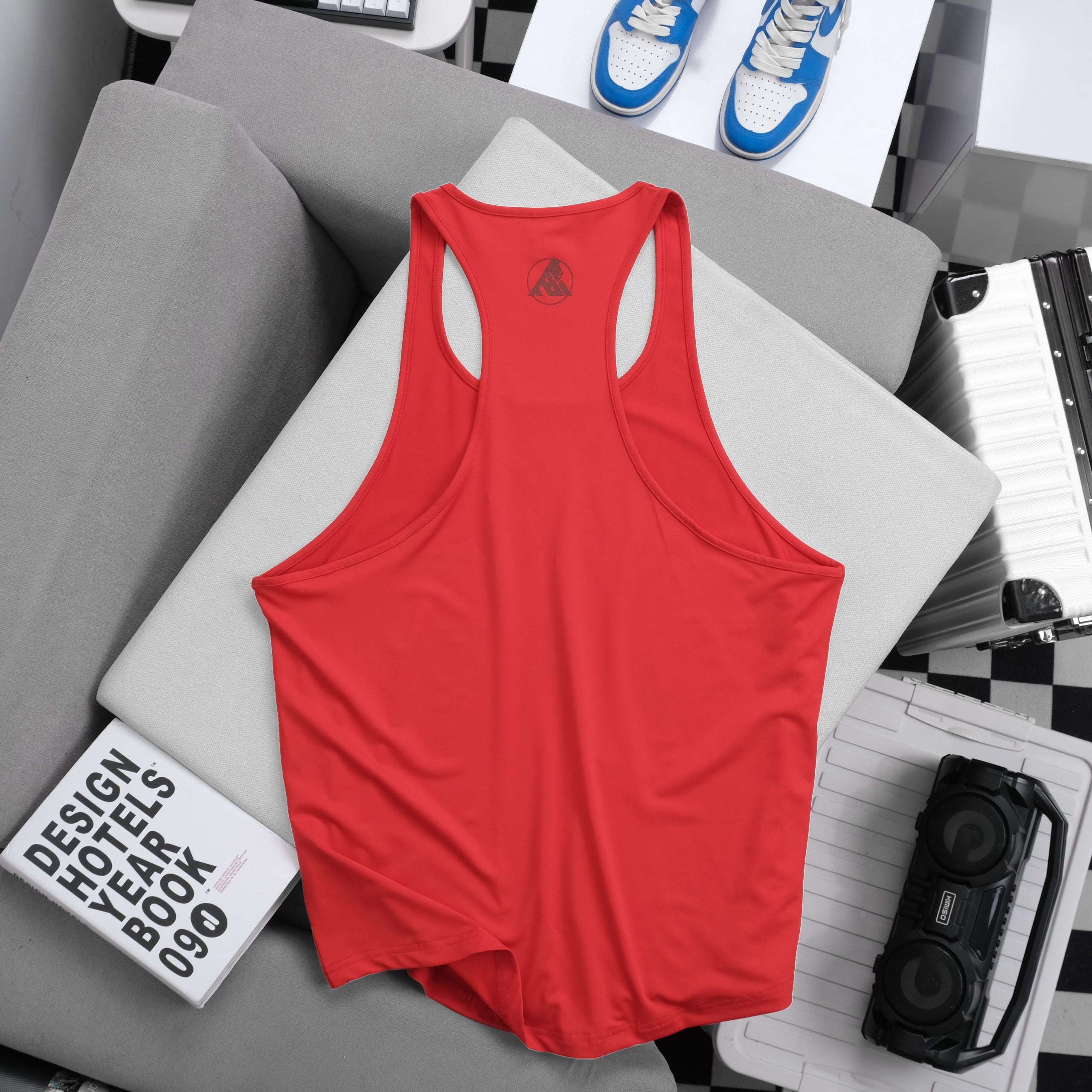 Gym Sports Tanktop with KONG Letter Print