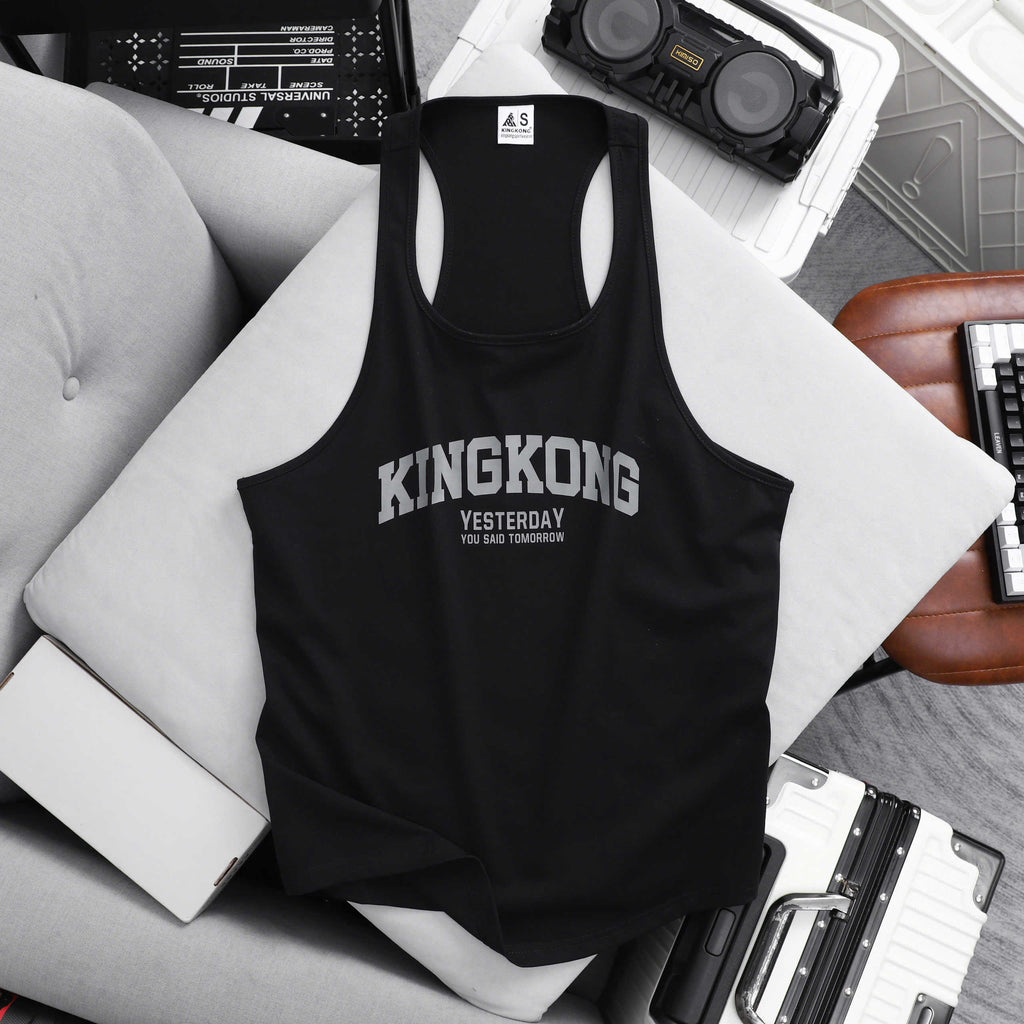 KingKong Yesterday Men's Cotton Workout Tank Top