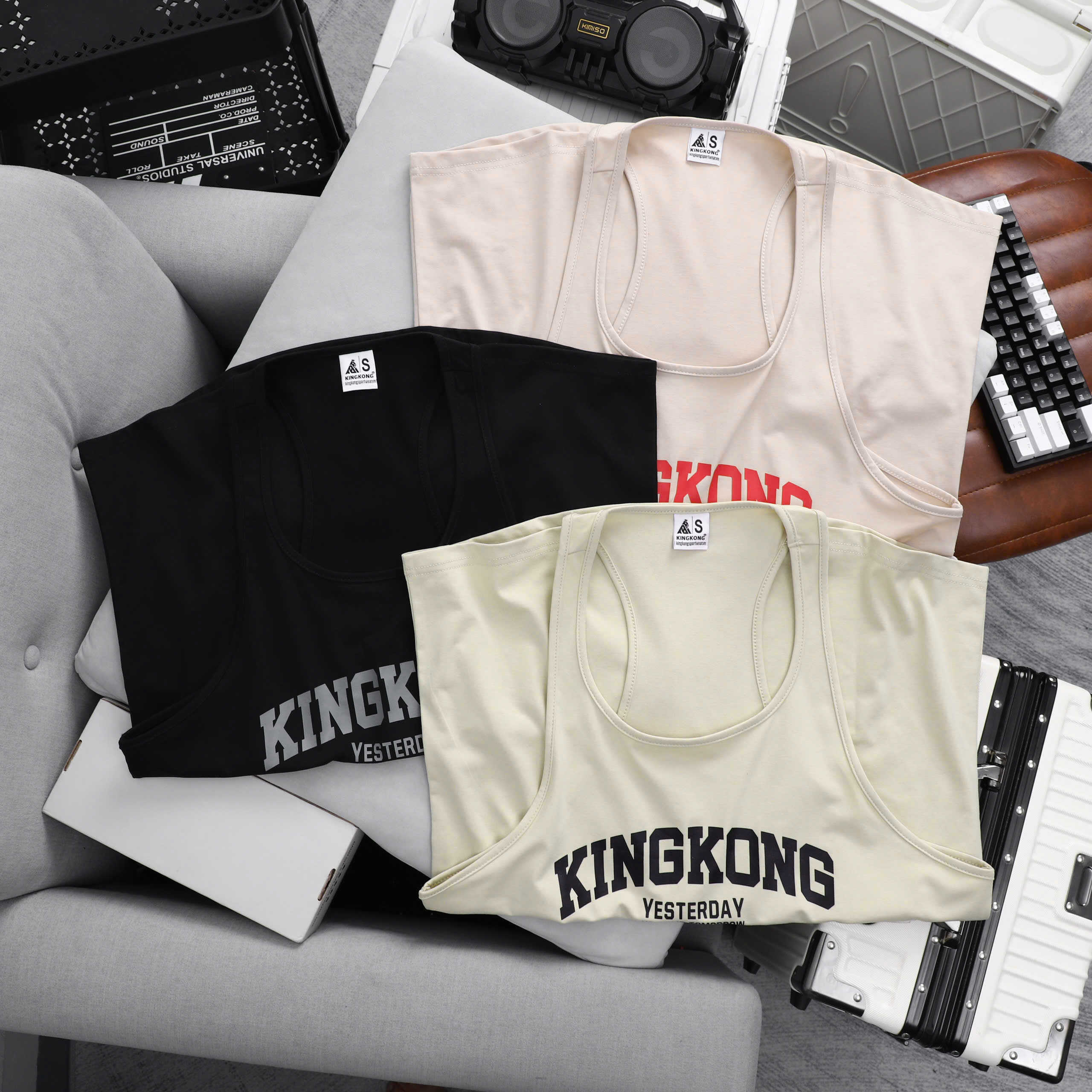KingKong Yesterday Cotton Sports Tanktop