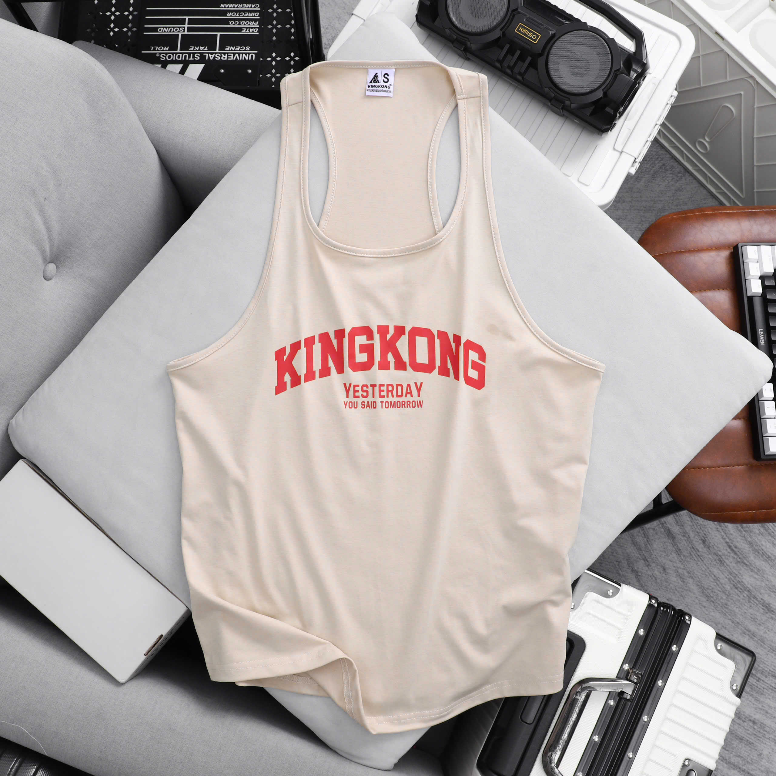 KingKong Yesterday Cotton Sports Tanktop