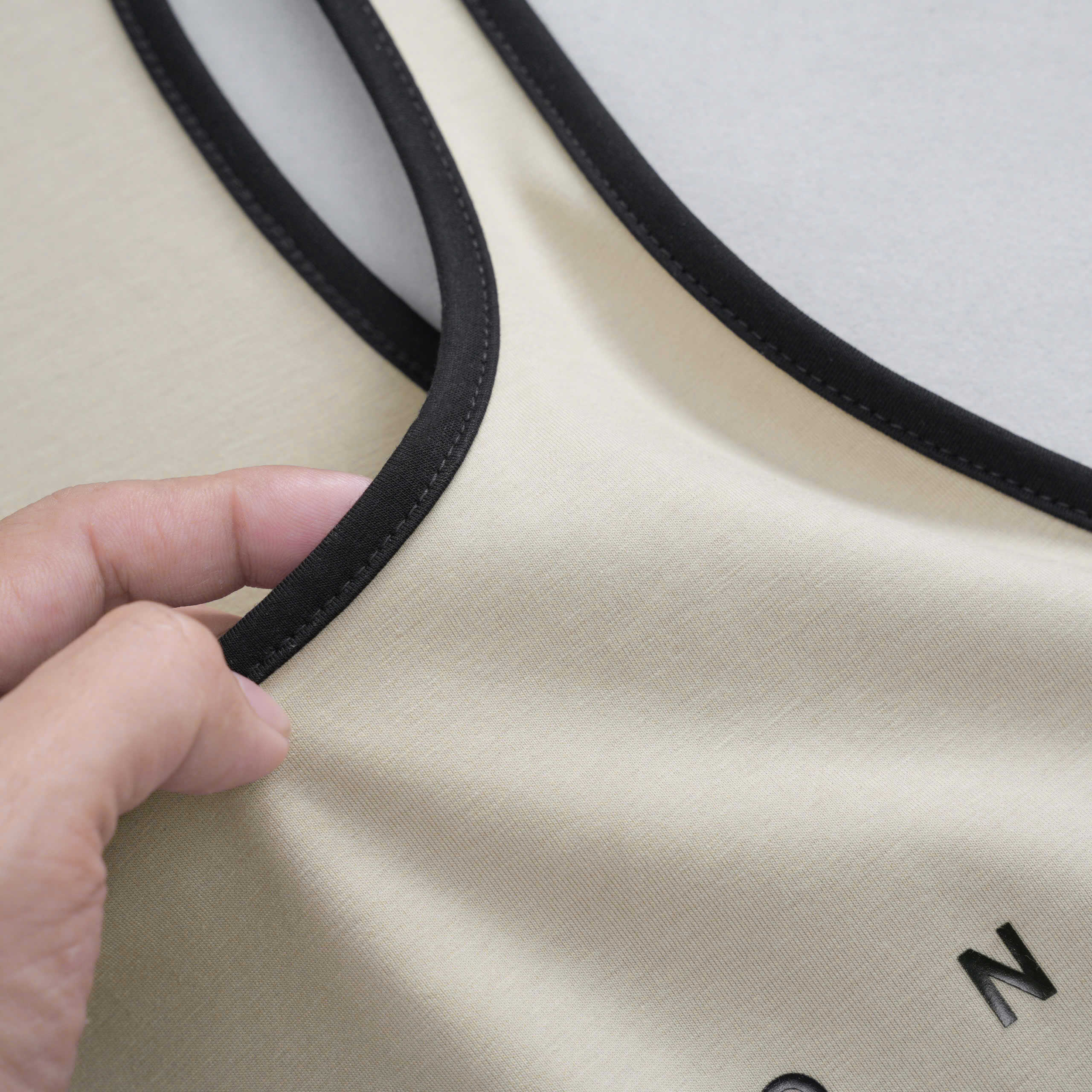 Cool Cotton Men's Tanktop with Small Straps