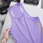 Cotton Tanktop with Sports Letters