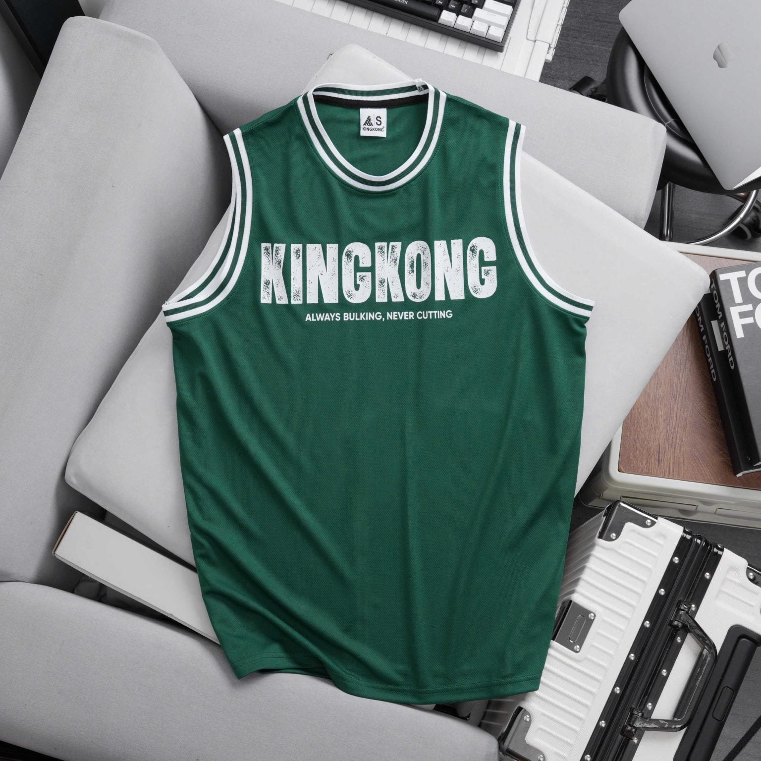 Muscle jersey 'Forest Green'