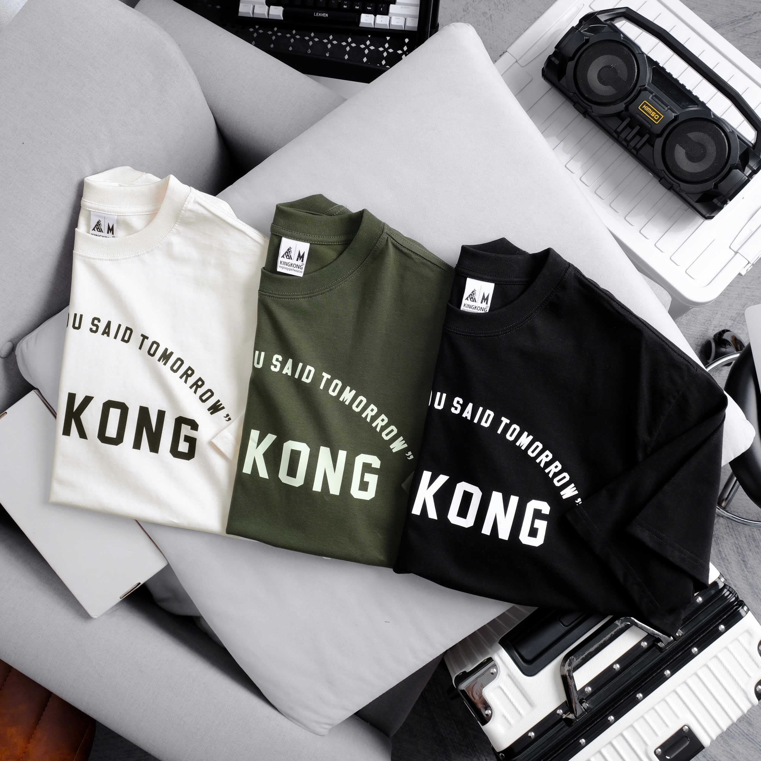 Cotton Basic T-shirt Big Size KingKong Yesterday