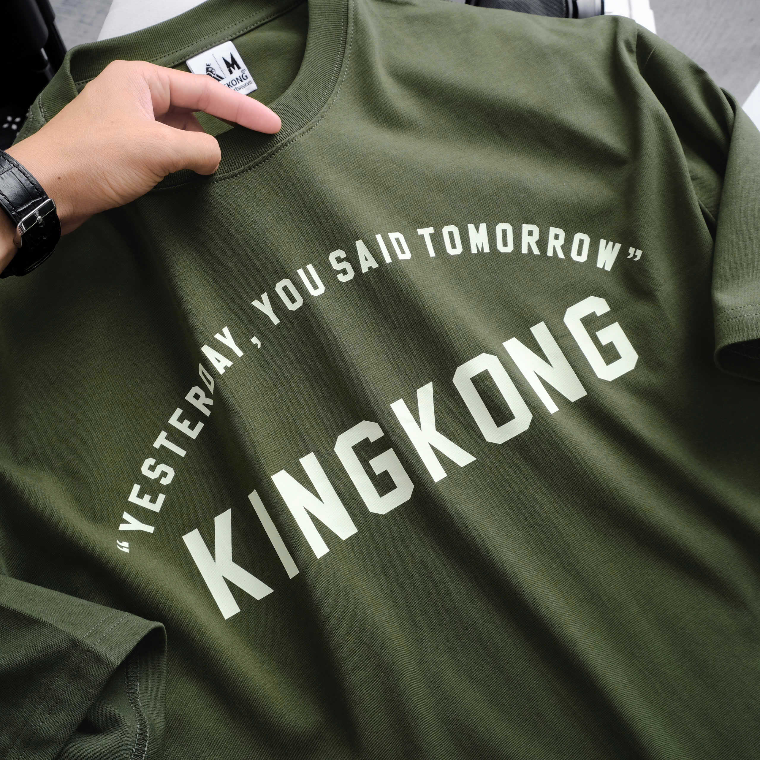 Cotton Basic T-shirt Big Size KingKong Yesterday