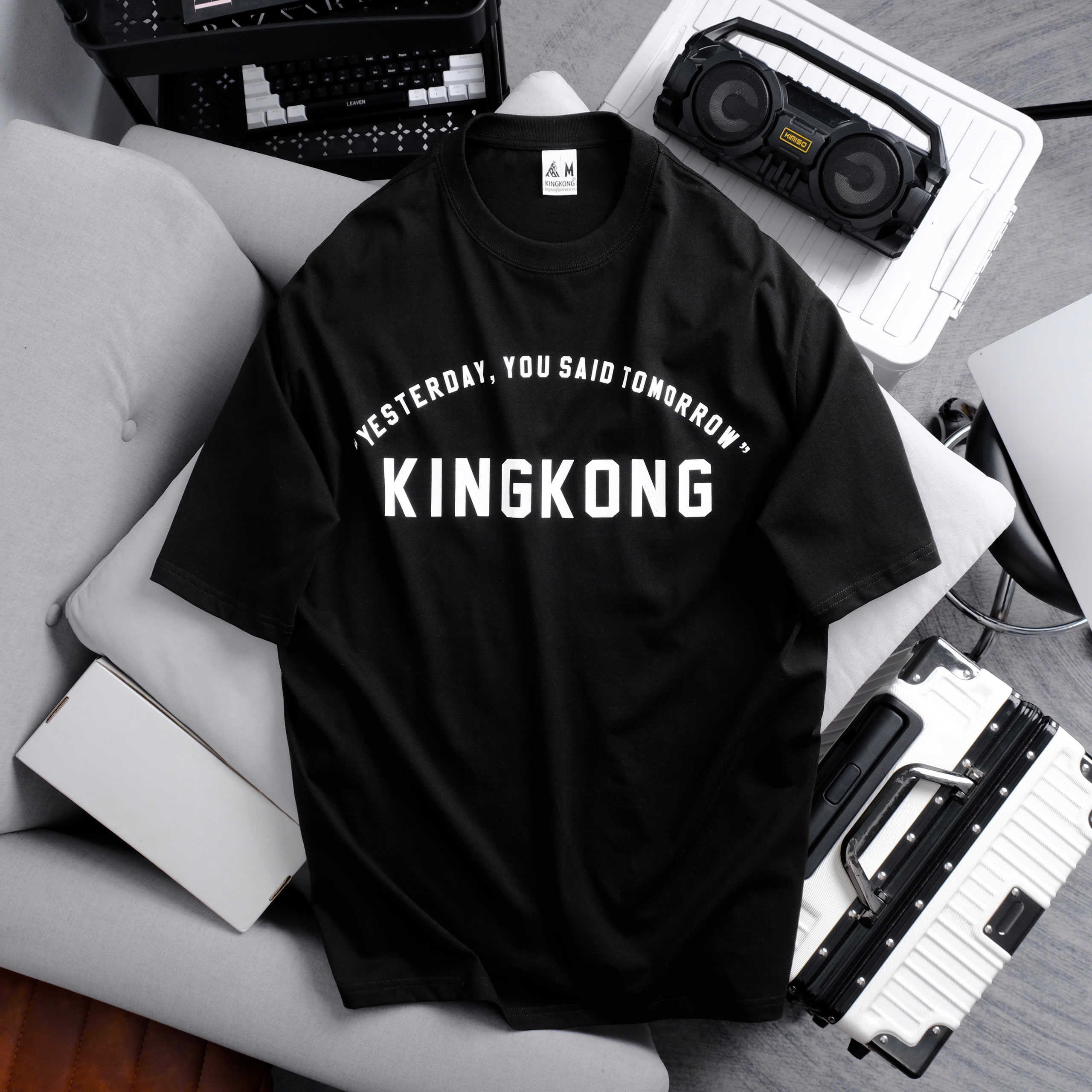 Cotton Basic T-shirt Big Size KingKong Yesterday