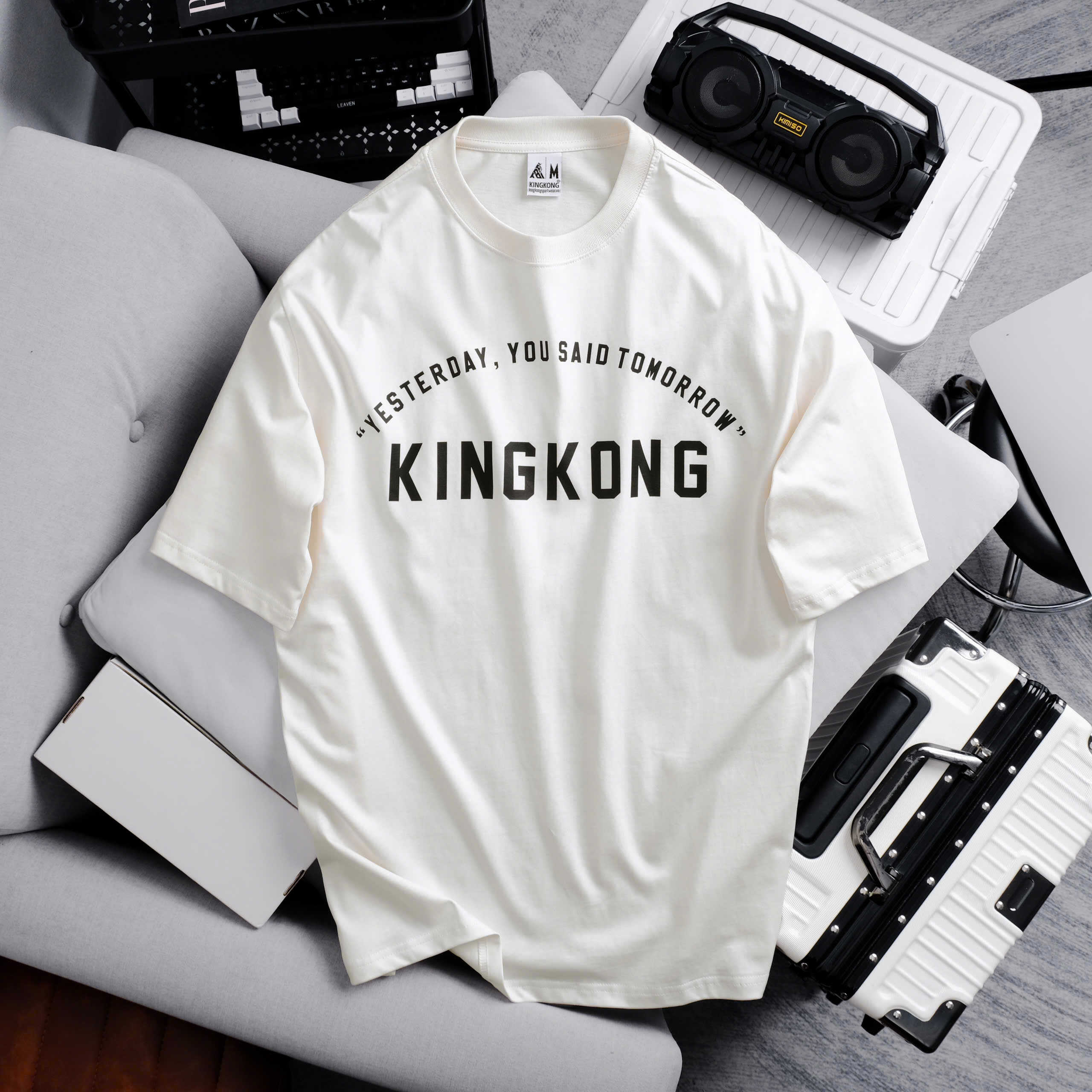 Cotton Basic T-shirt Big Size KingKong Yesterday