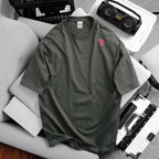 Cotton Big Size Basic T-shirt with KingKong Letter Print