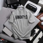 Oversize T-shirt Basic Plain Cotton Printed Letters