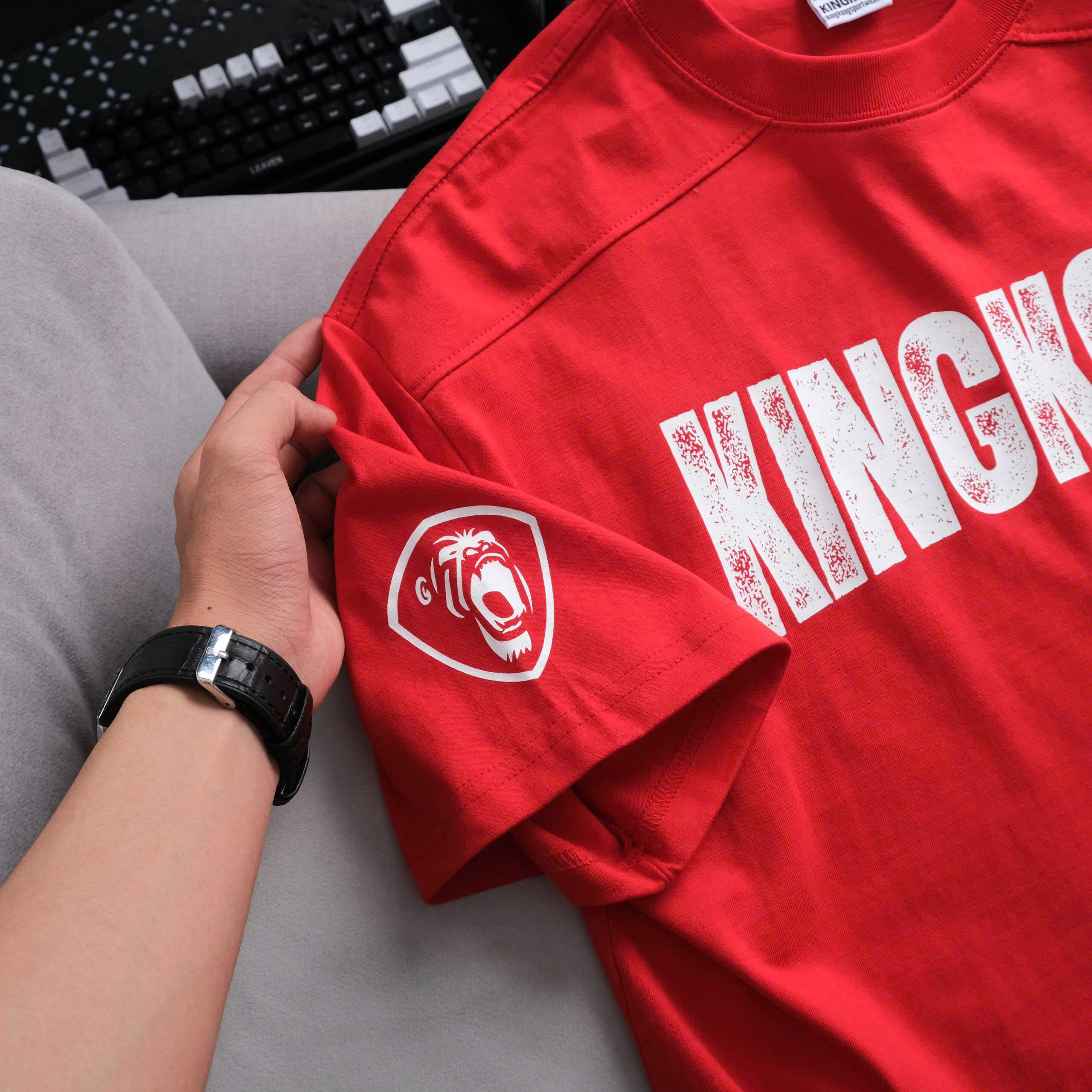 Oversize T-shirt Basic Plain Cotton Printed Letters