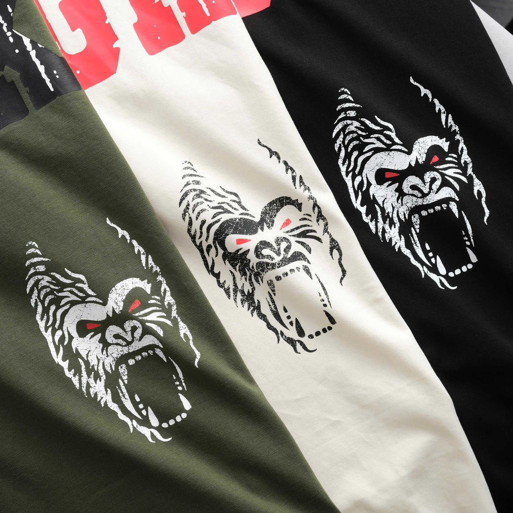 Oversize T-shirt Round Neck KingKong Printed
