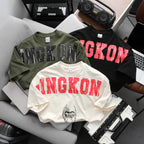 Oversize T-shirt Round Neck KingKong Printed