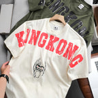 Oversize T-shirt Round Neck KingKong Printed