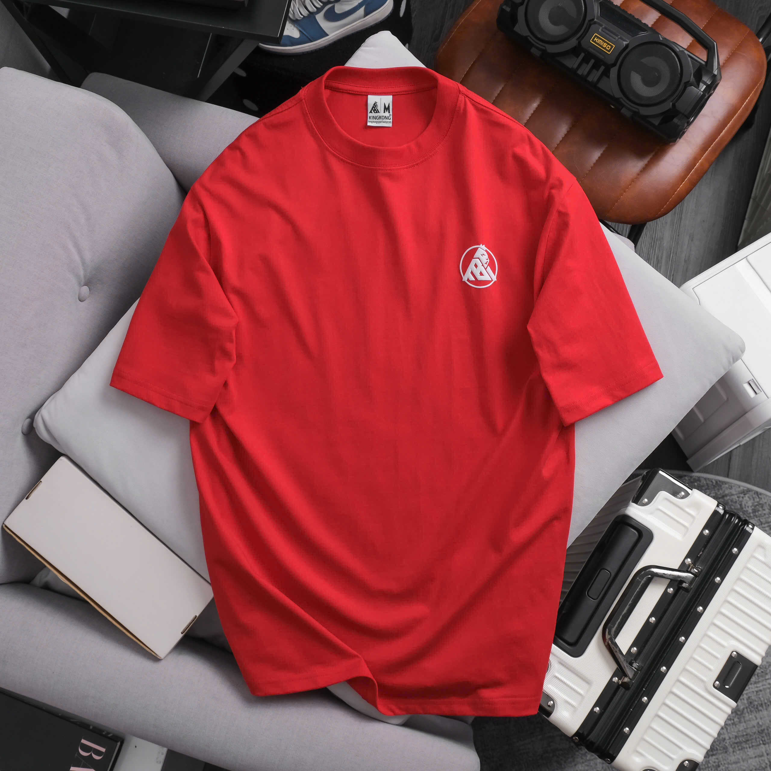 Personality Short Sleeve KINGKONG Letter Printed T-shirt