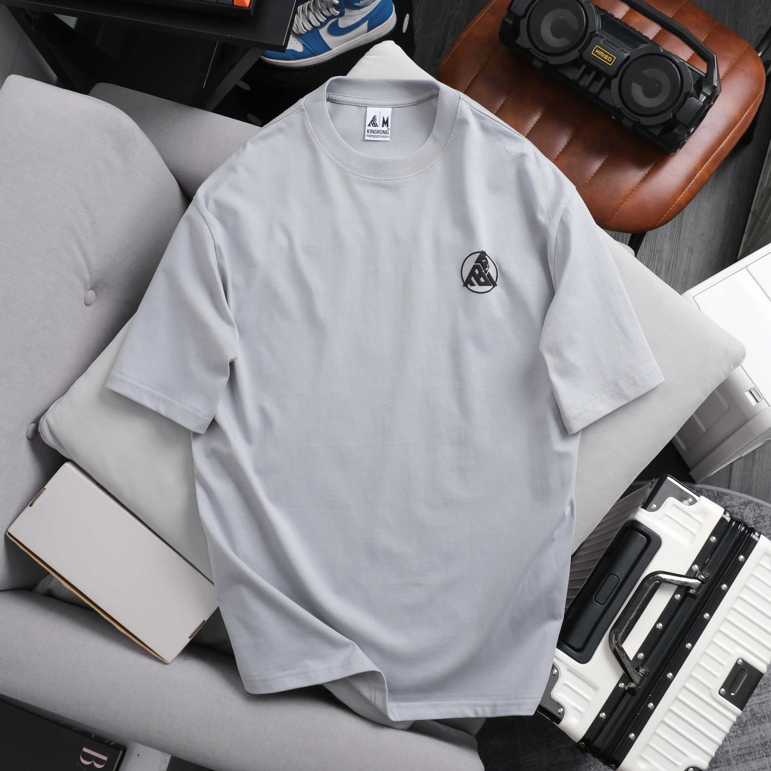 Personality Short Sleeve KINGKONG Letter Printed T-shirt