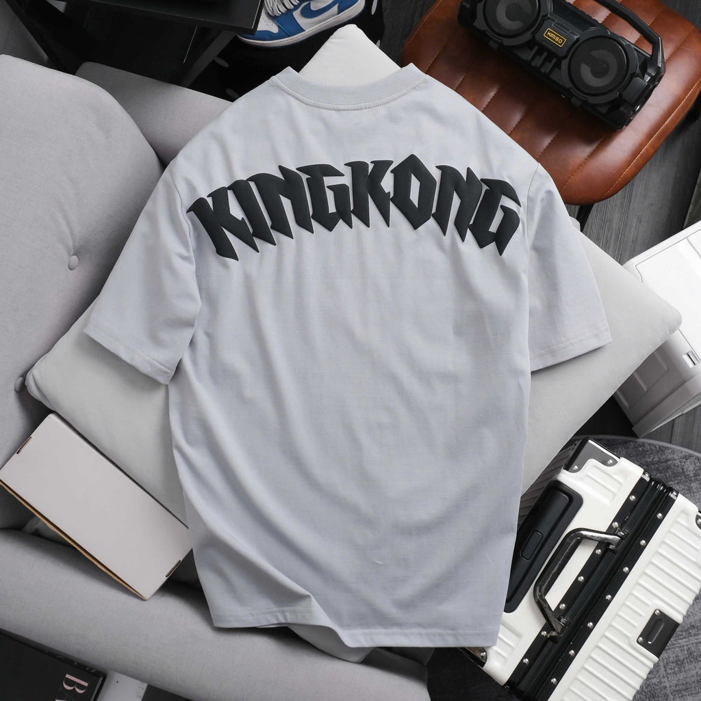 Personality Short Sleeve KINGKONG Letter Printed T-shirt