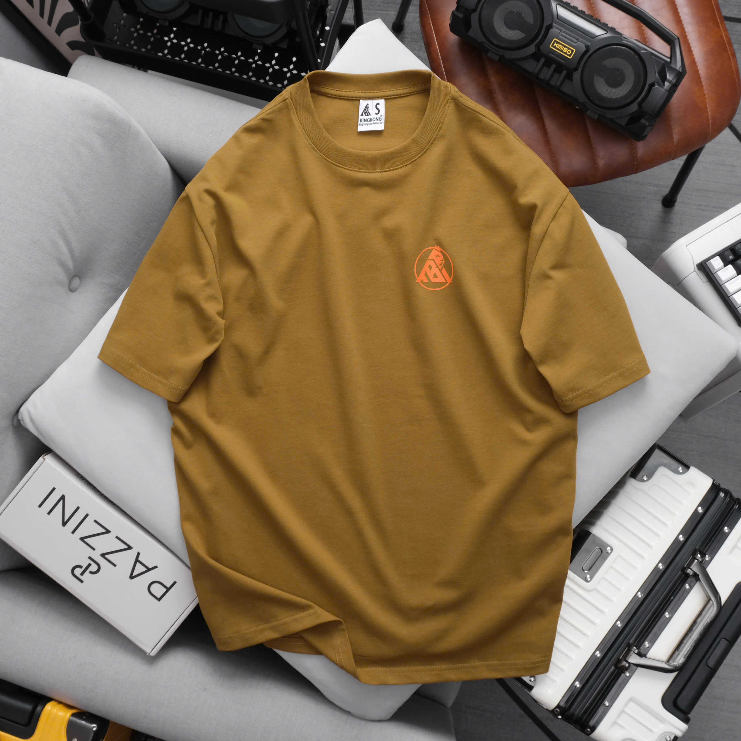 Personality Short Sleeve KINGKONG Letter Printed T-shirt