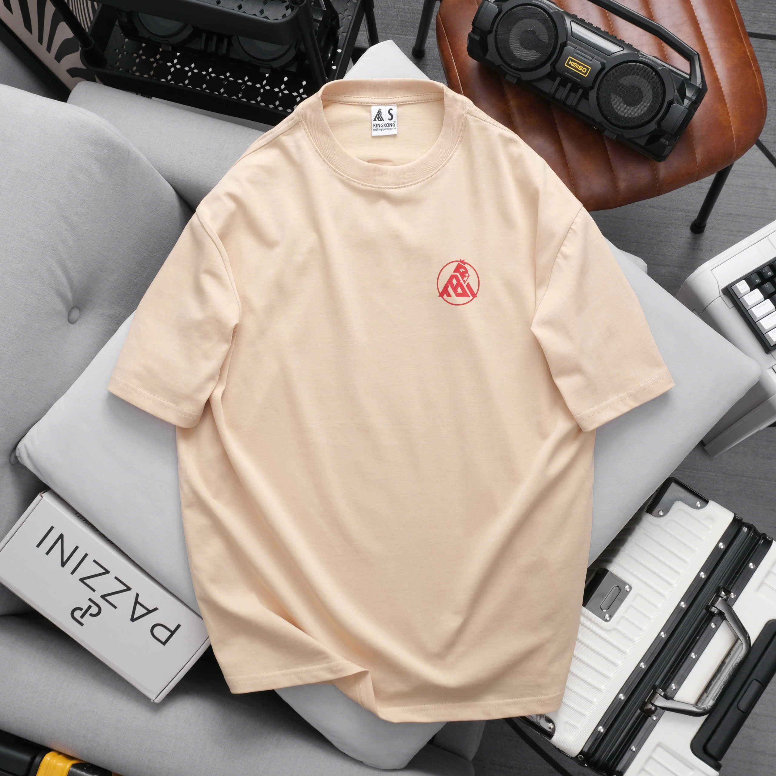 Personality Short Sleeve KINGKONG Letter Printed T-shirt