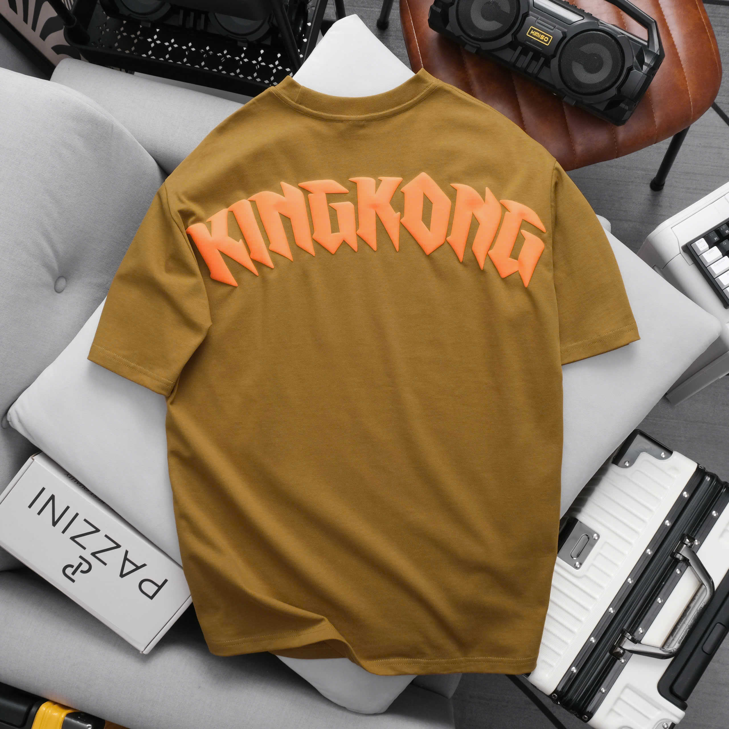 Personality Short Sleeve KINGKONG Letter Printed T-shirt