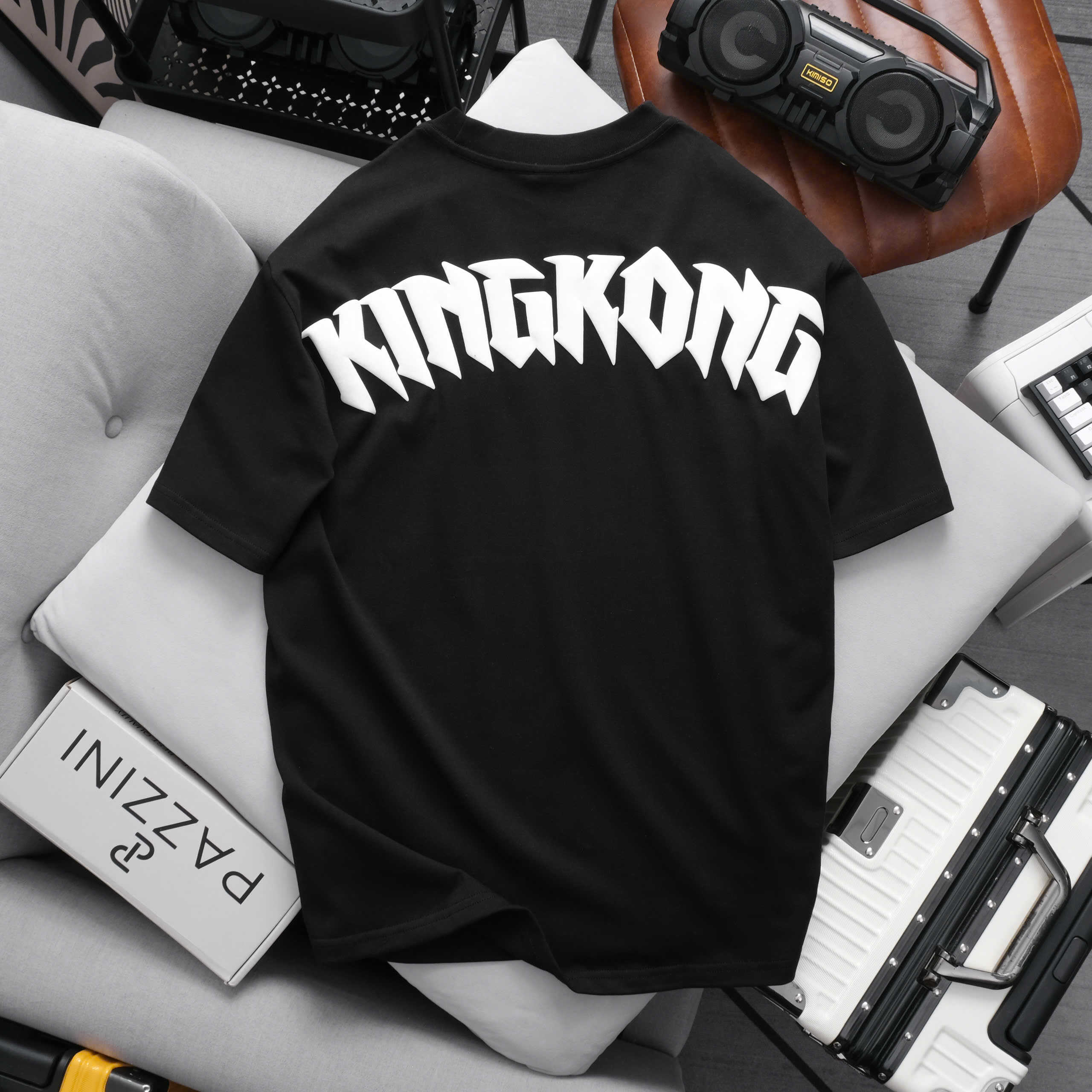 Personality Short Sleeve KINGKONG Letter Printed T-shirt