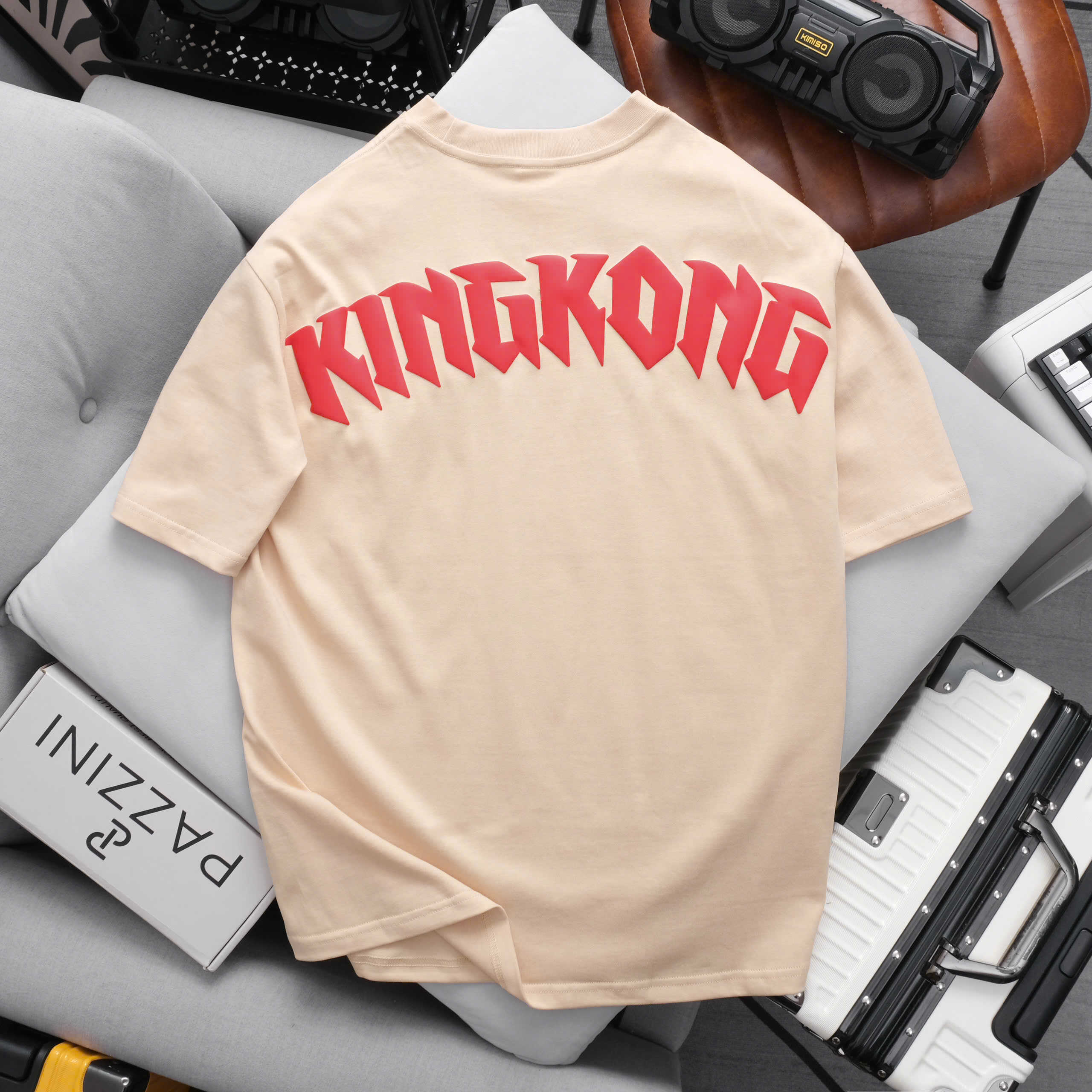 Personality Short Sleeve KINGKONG Letter Printed T-shirt