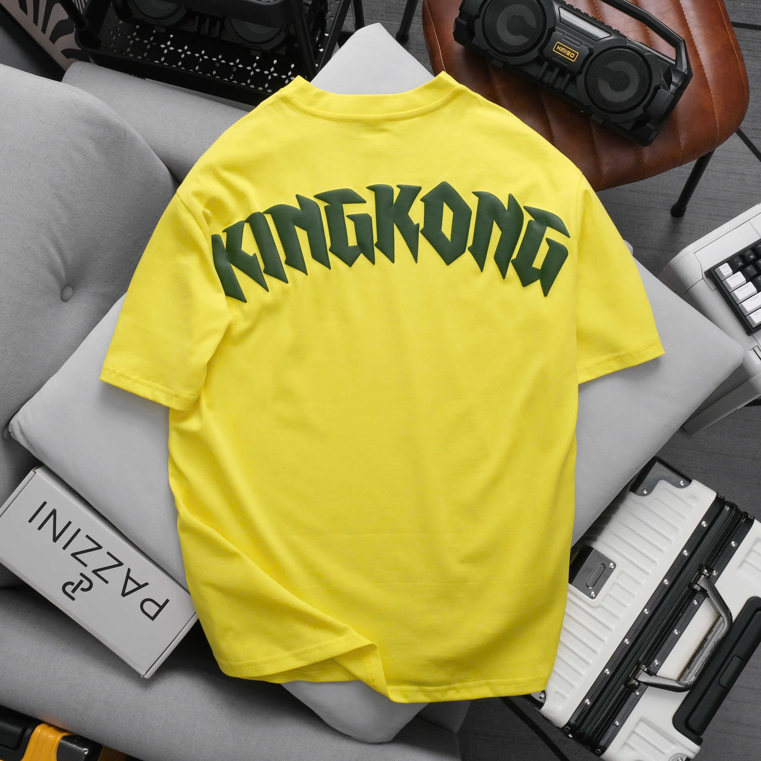 Personality Short Sleeve KINGKONG Letter Printed T-shirt