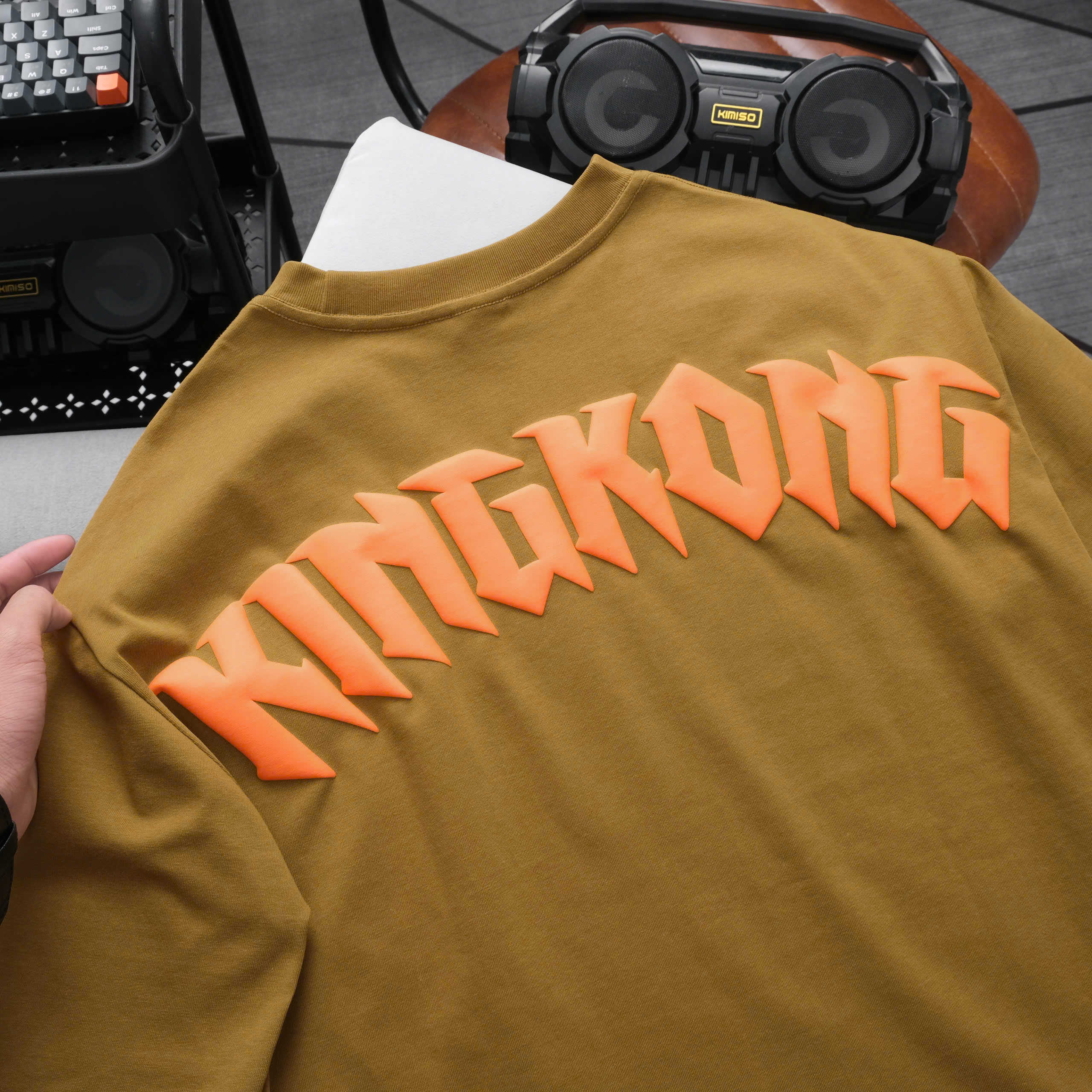 Personality Short Sleeve KINGKONG Letter Printed T-shirt