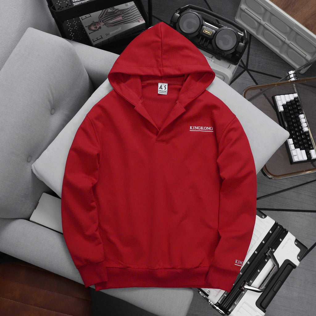 Men's and Women's Basic Fleece Collar Hoodie