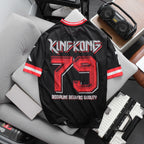 KingKong Unisex Oversized Mesh Tee - Weightlifting Monkey 79