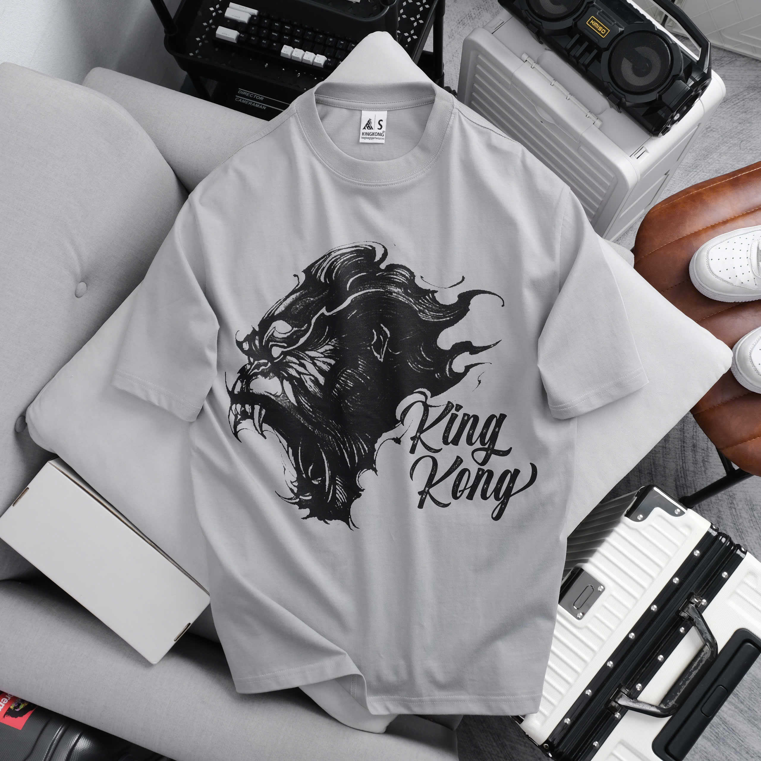 Kong Top Oversize Comfortable Stretch T-Shirt