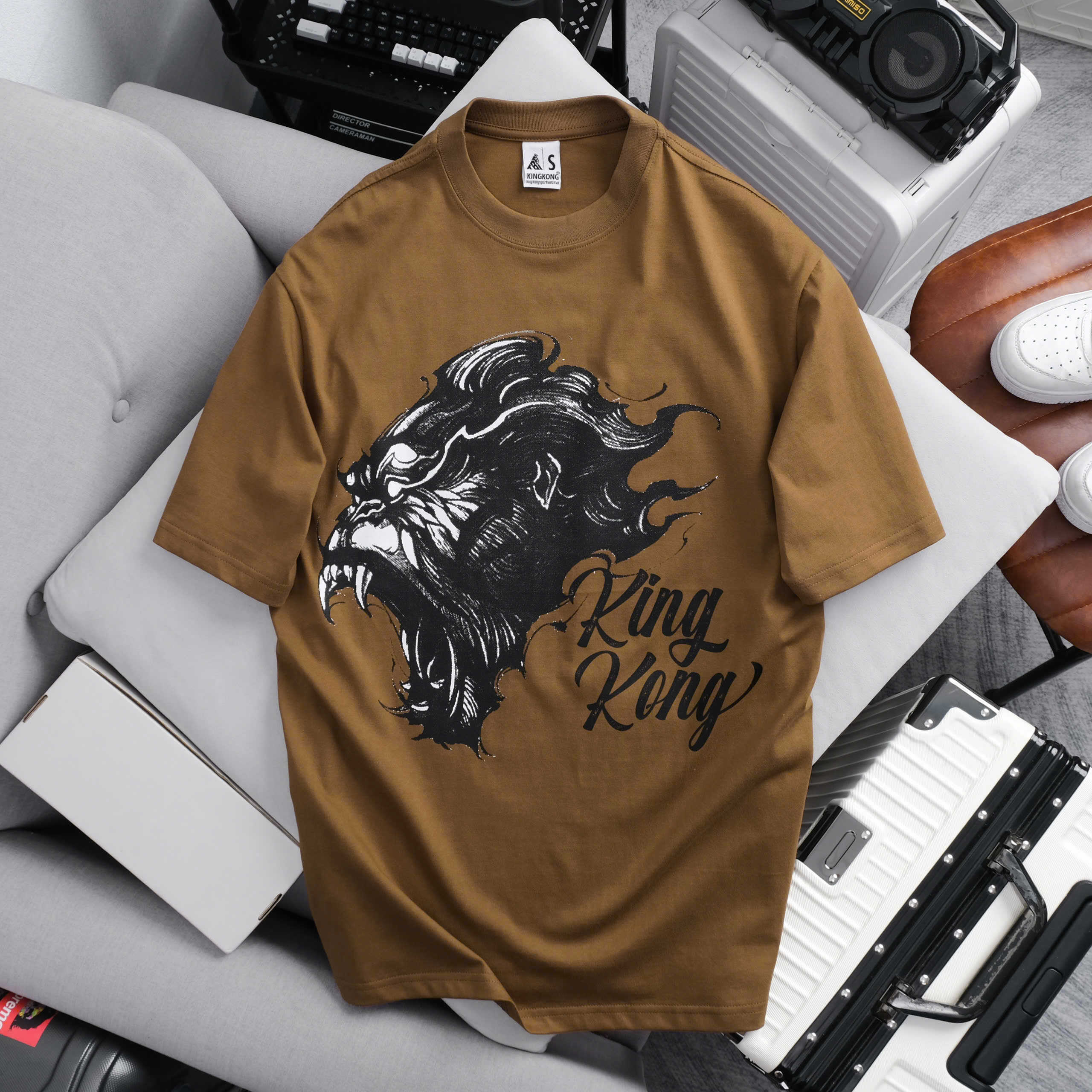 Kong Top Oversize Comfortable Stretch T-Shirt