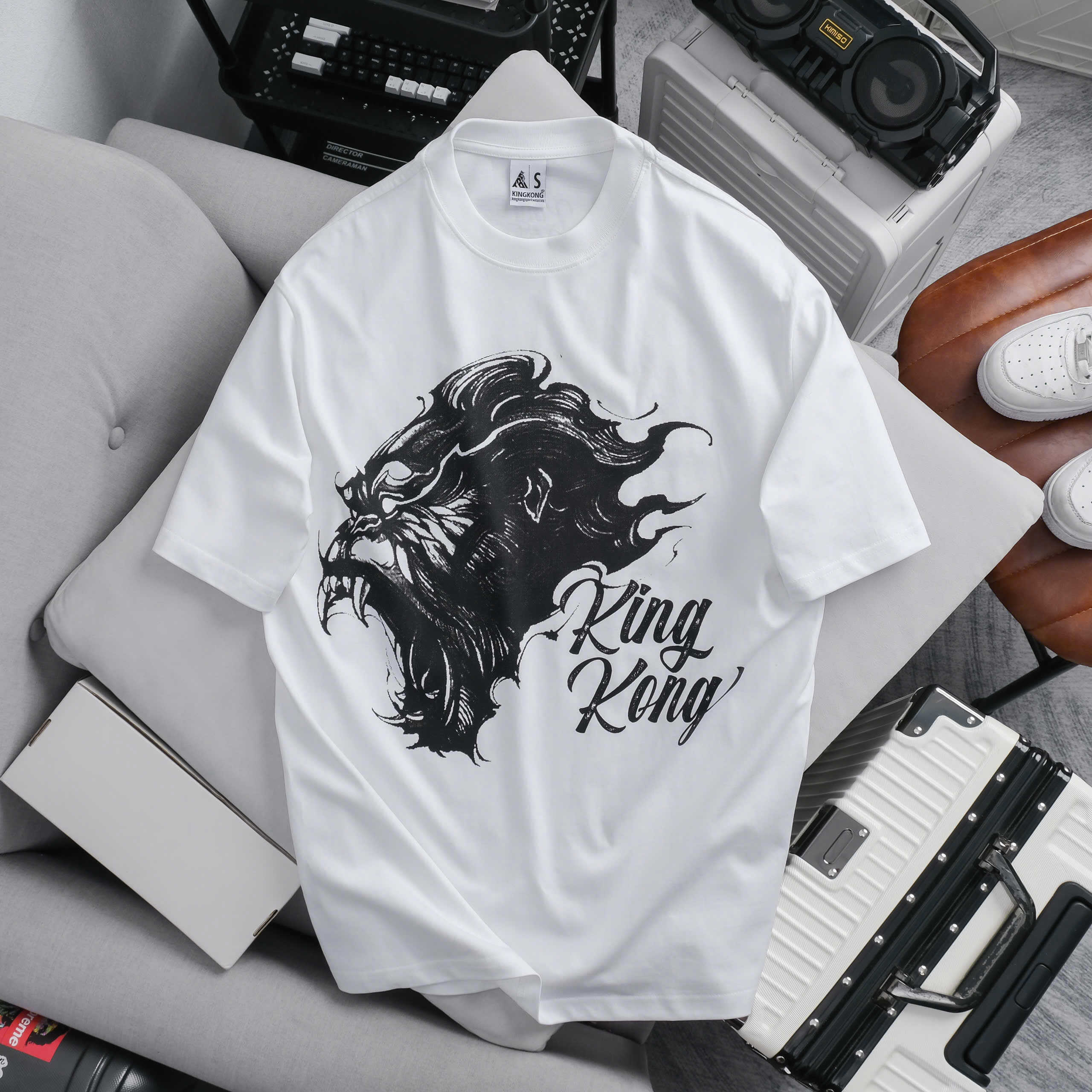 Kong Top Oversize Comfortable Stretch T-Shirt