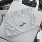 Oversize Honeycomb T-shirt with KingKong Letter Print
