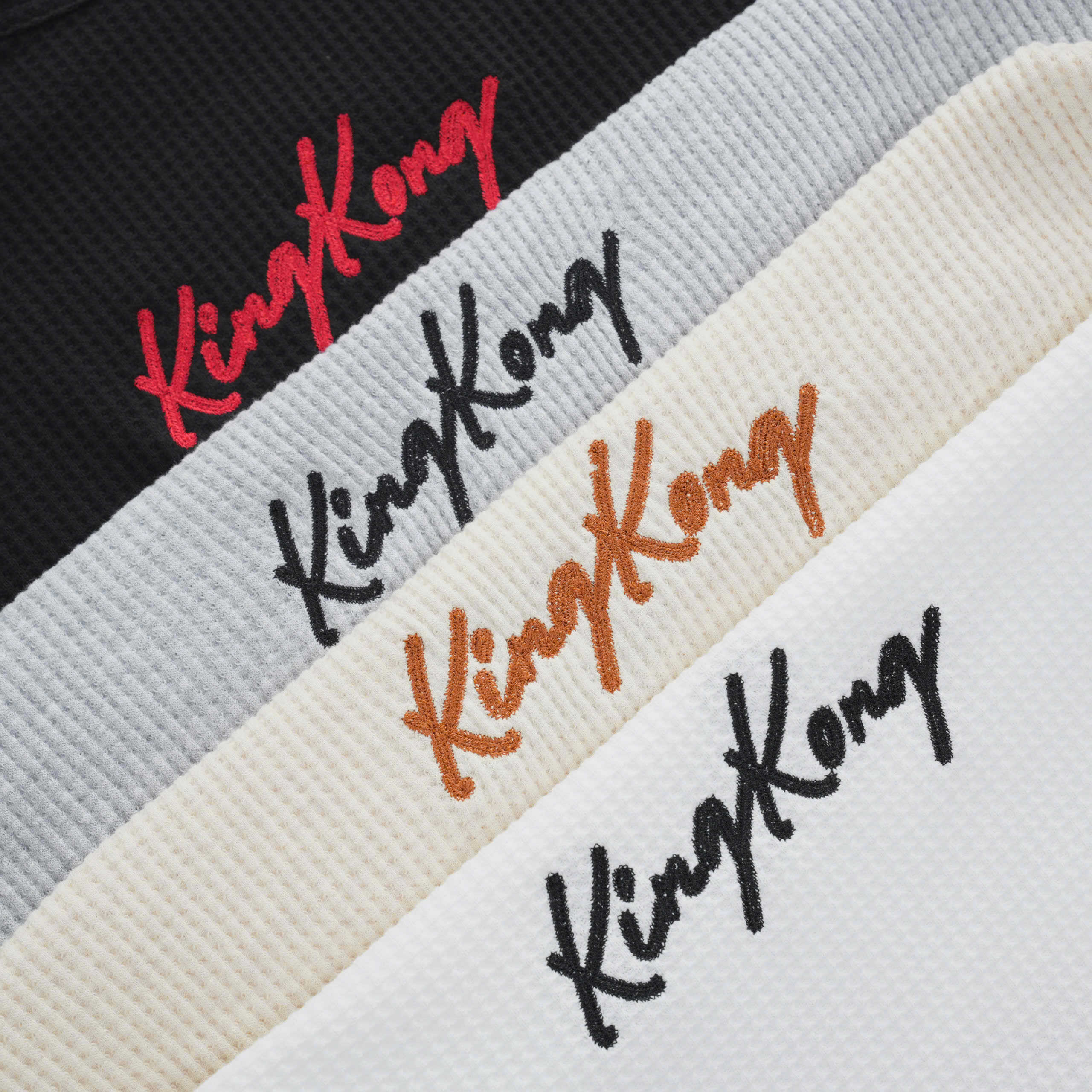 Oversize Honeycomb T-shirt with KingKong Letter Print