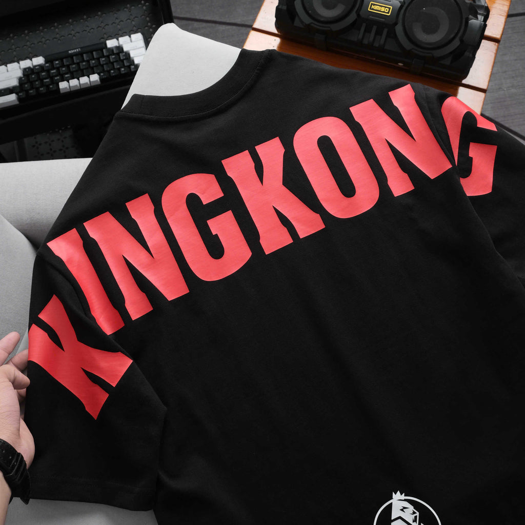 KingKong Back Print Oversized Cotton Tee