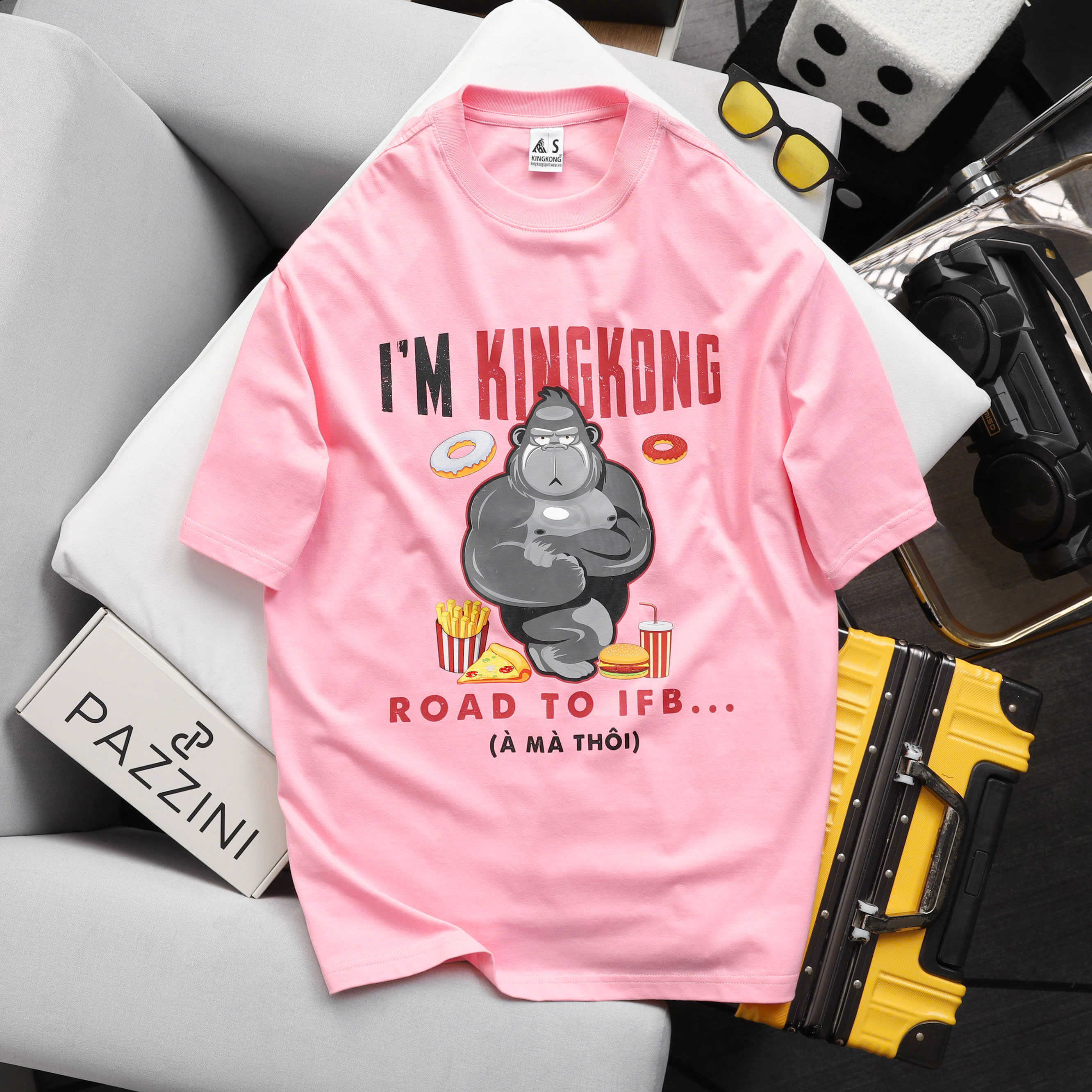 KingKong Posing Unisex Cotton T-Shirt