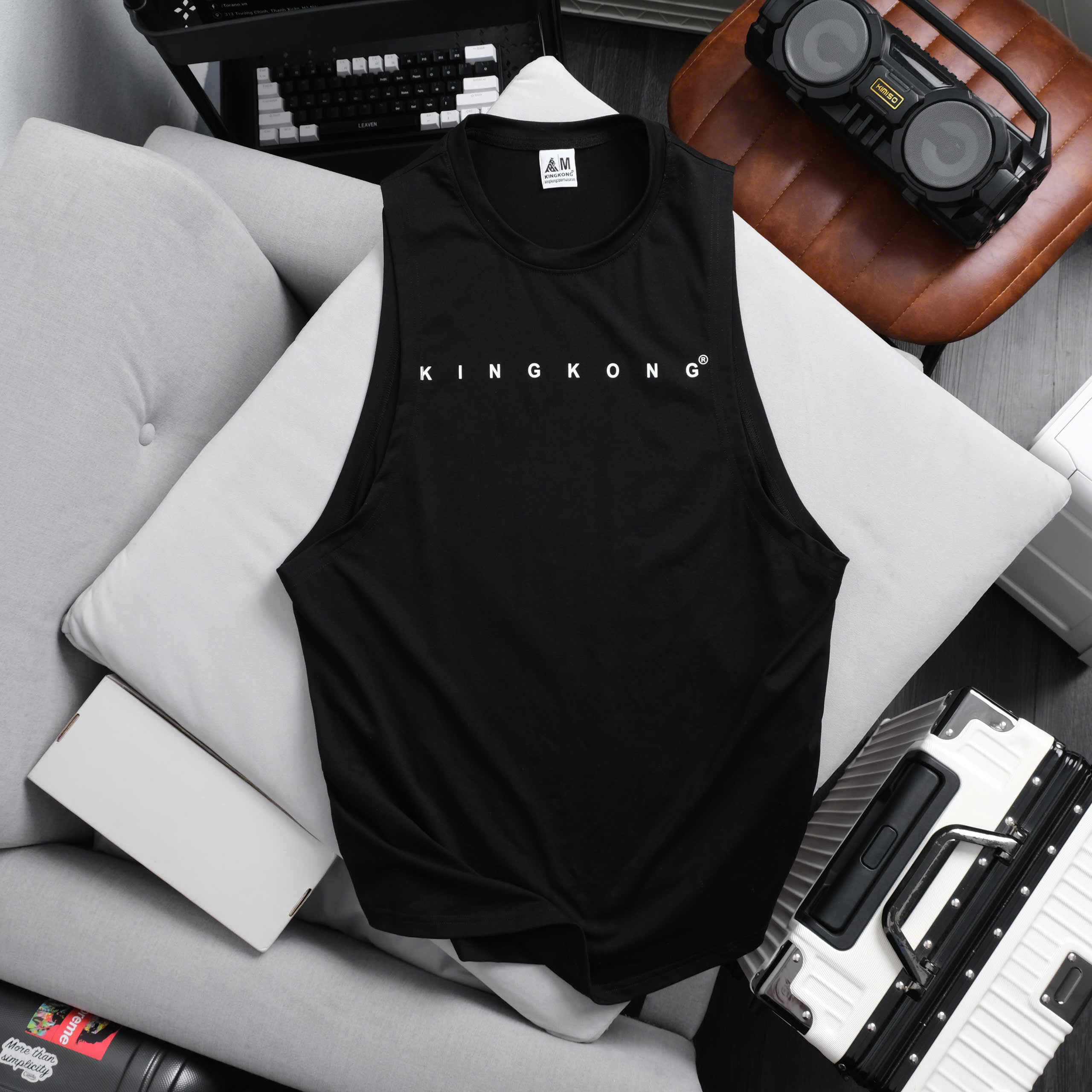 KingKong Graphic Cotton Tank Top