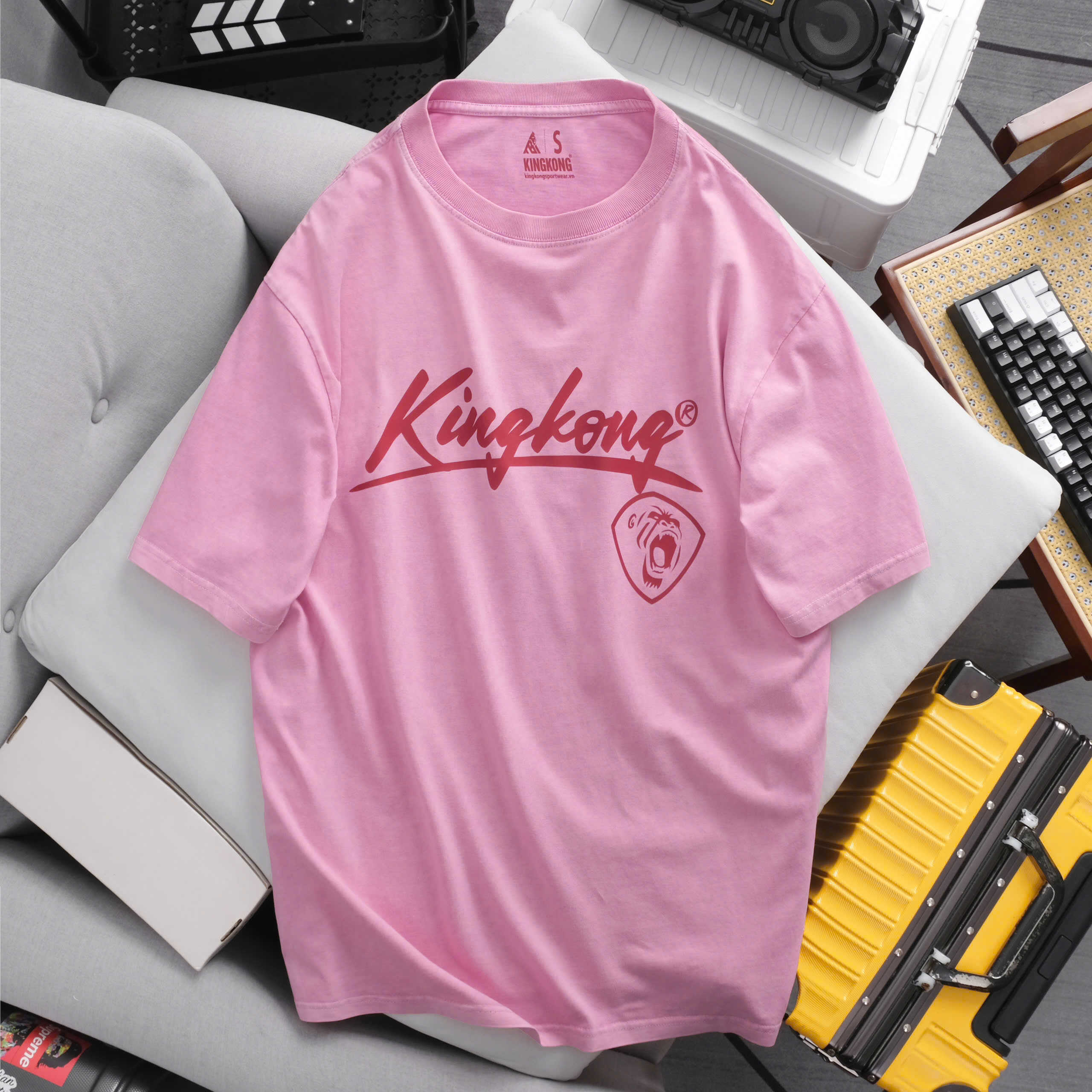 Wash Acid Oversize T-shirt Unisex Men Women