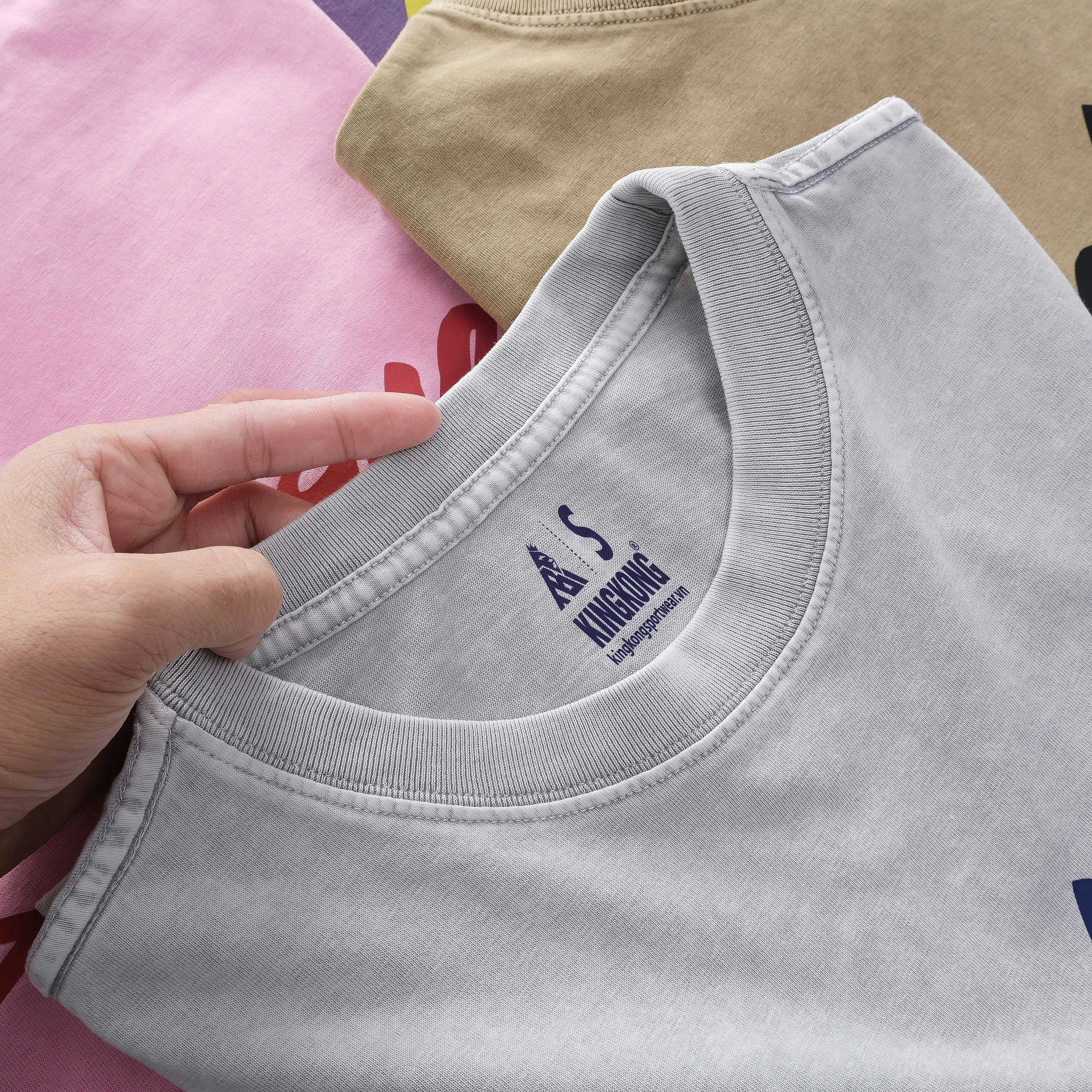 Wash Acid Oversize T-shirt Unisex Men Women