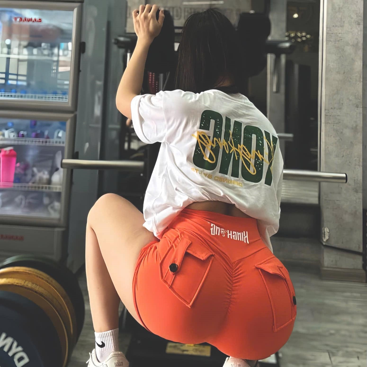 Oversize Stretch T-shirt with KingKong Logo Printed