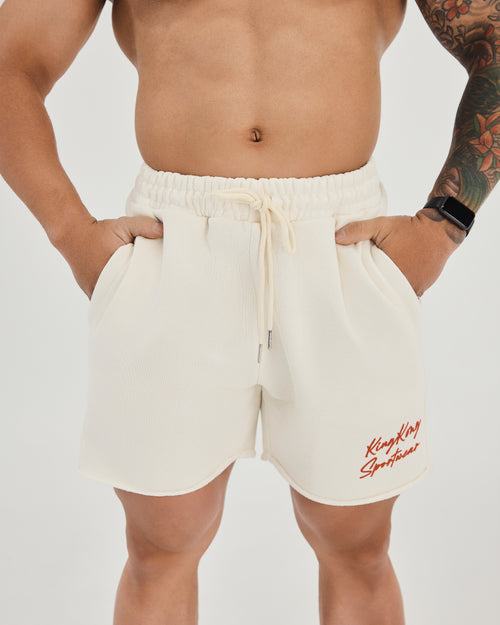 KingKong Fleece Shorts Featuring Zipper Pockets