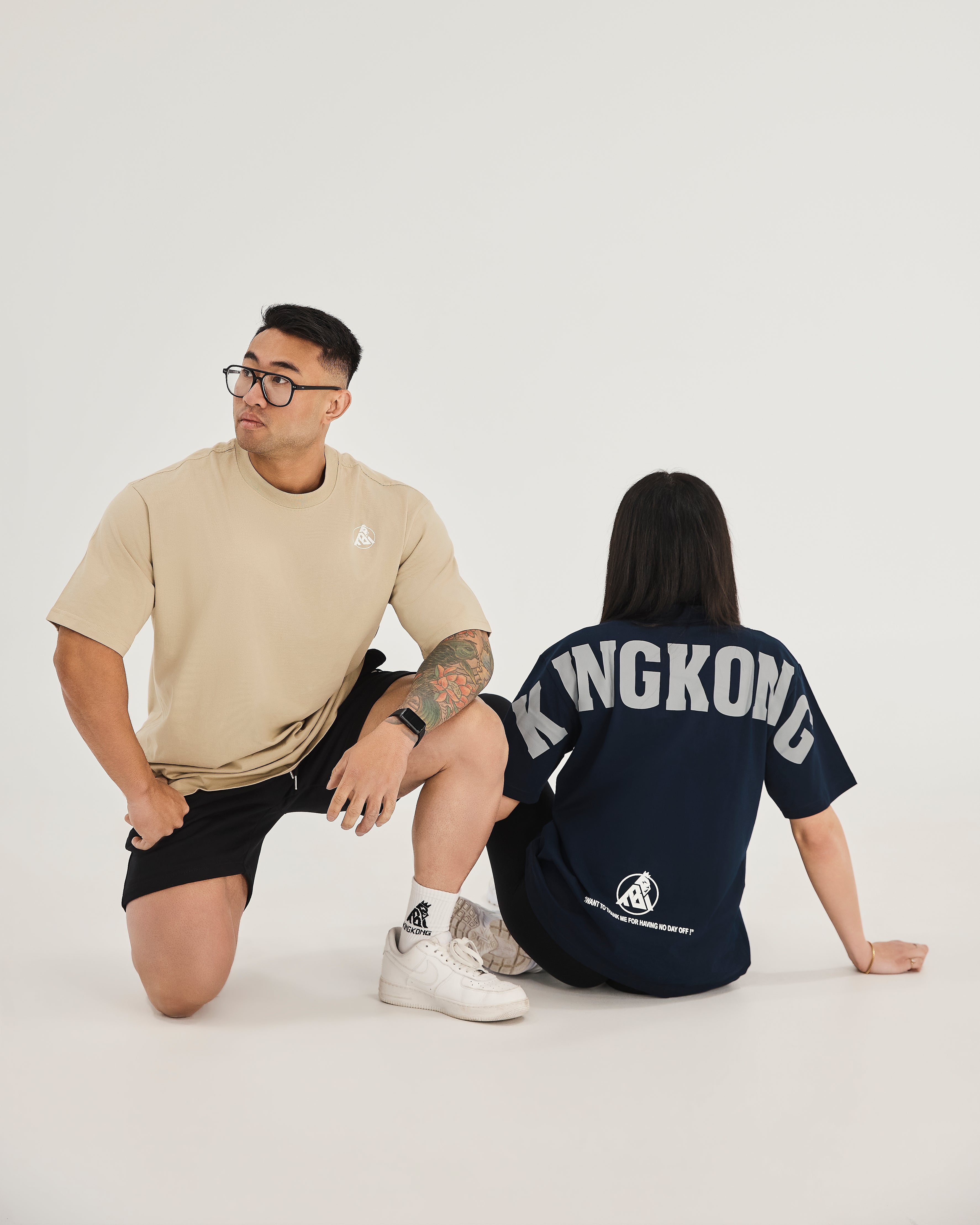 KingKong Back Print Oversized Cotton Tee