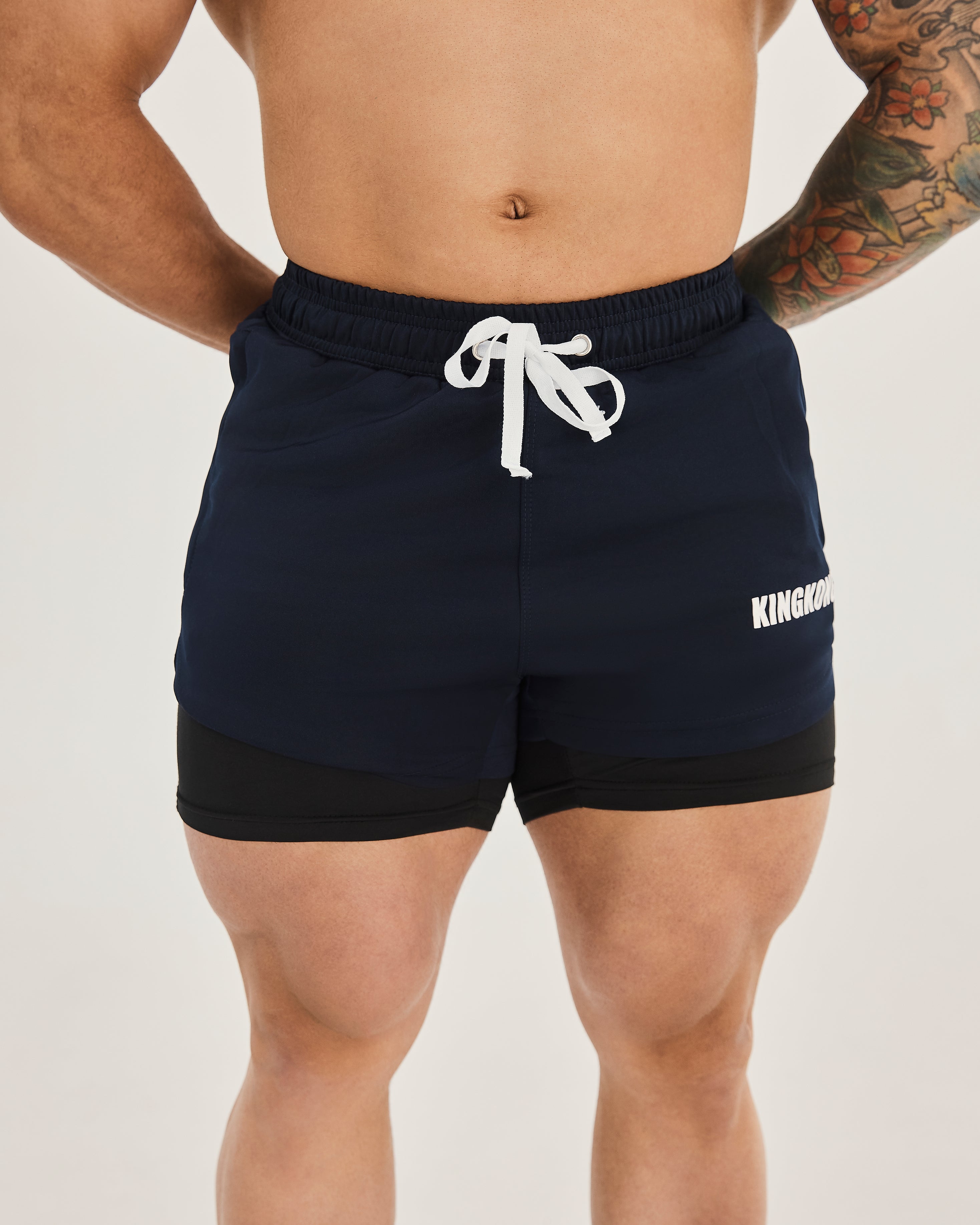 KingKong Fitted Double-Layered Active Shorts