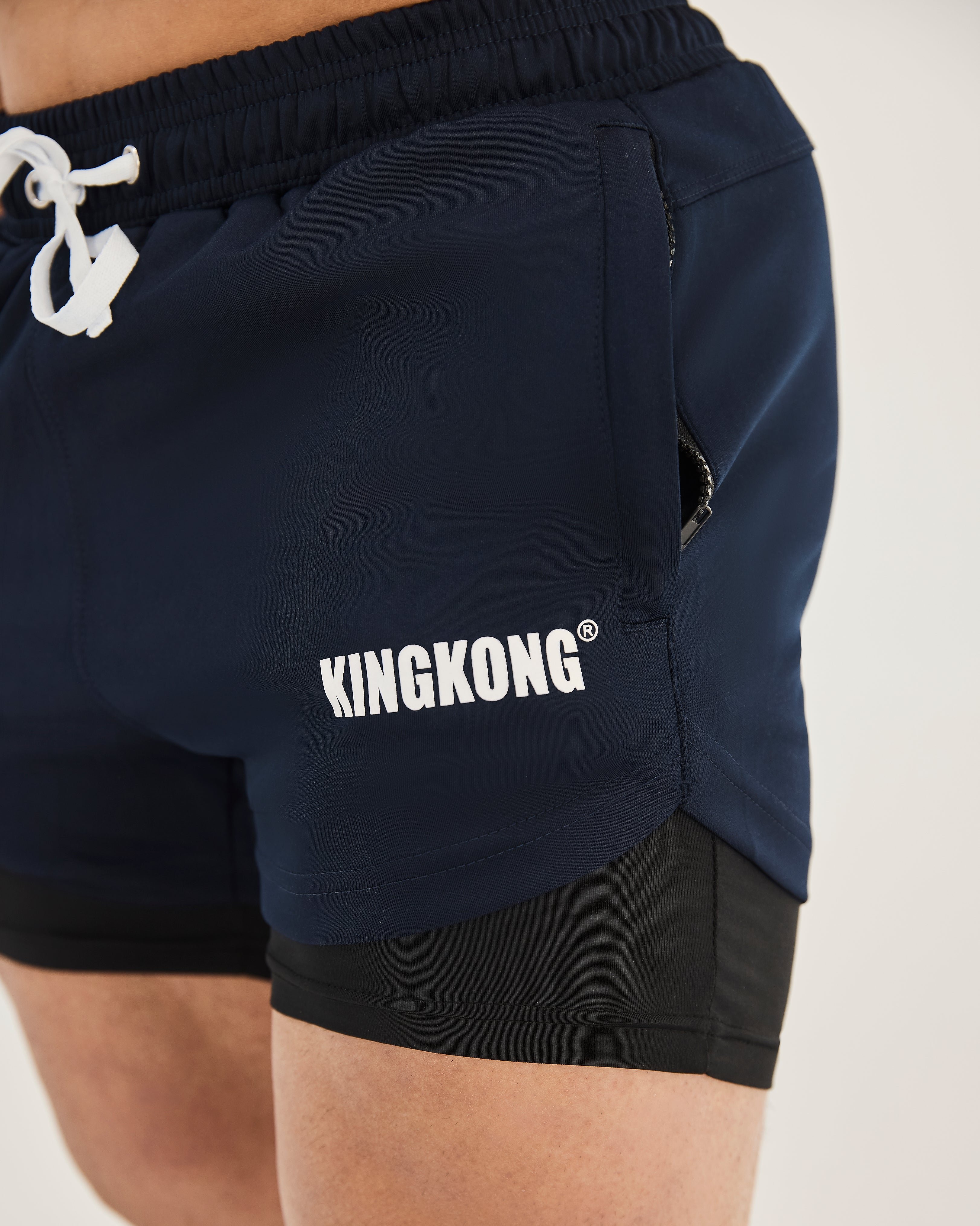 KingKong Fitted Double-Layered Active Shorts