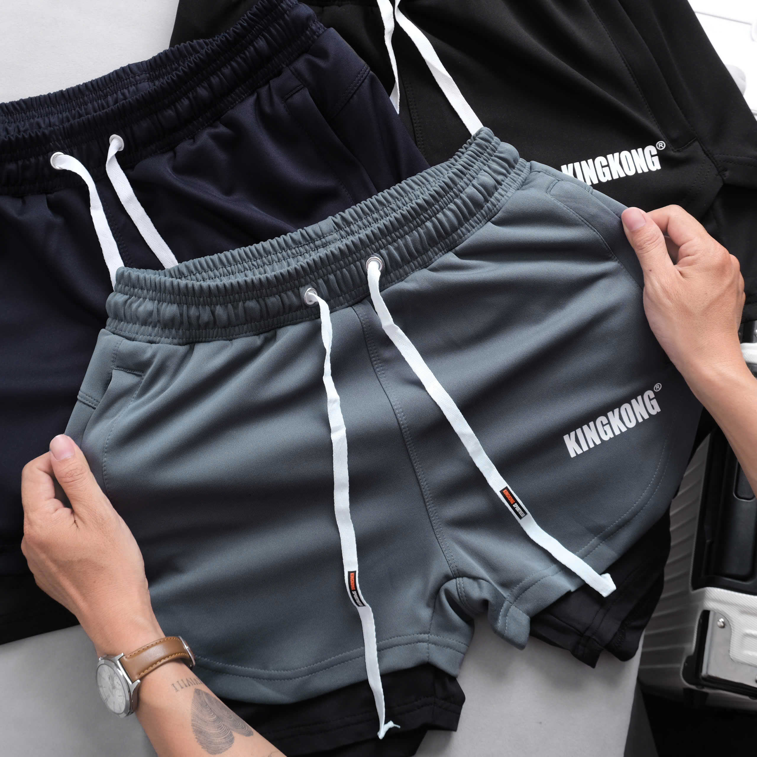 KingKong Fitted Double-Layered Active Shorts
