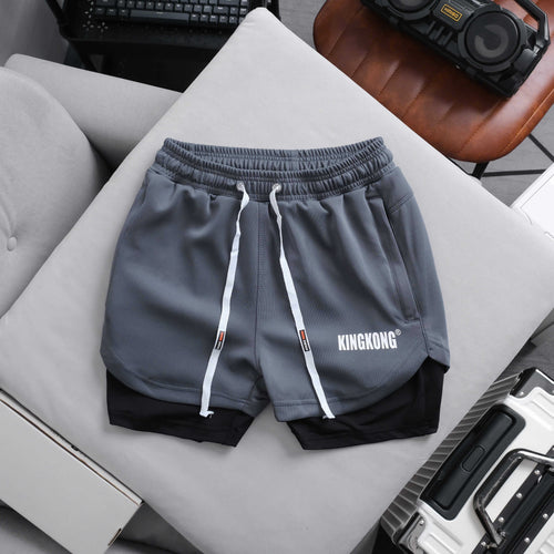 KingKong Fitted Double-Layered Active Shorts