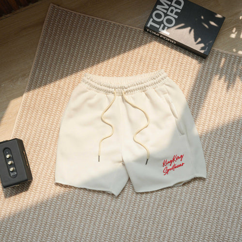 KingKong Fleece Shorts Featuring Zipper Pockets
