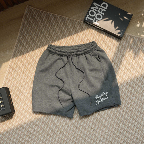 KingKong Fleece Shorts Featuring Zipper Pockets