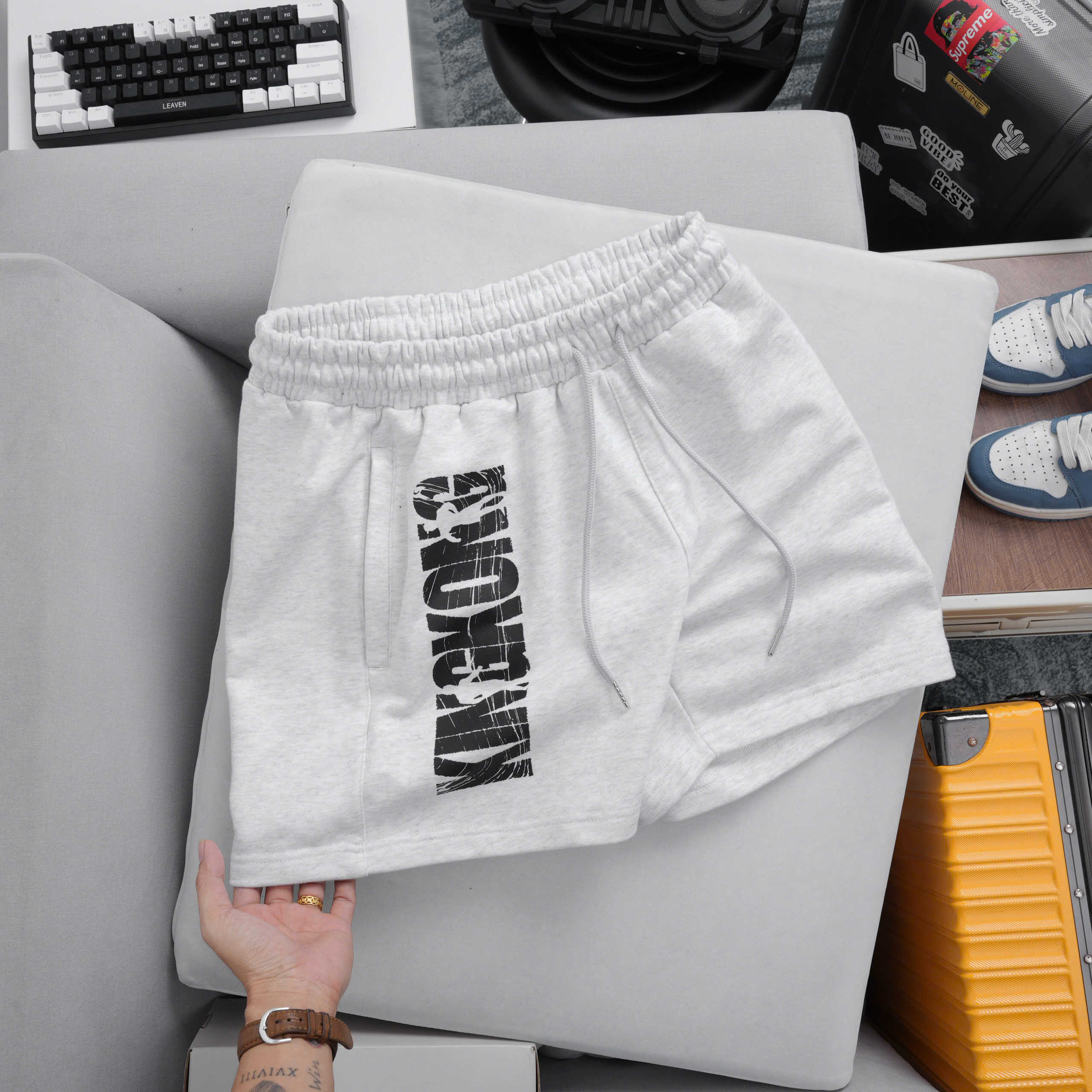KingKong Athletic Fleece Shorts with Zippers